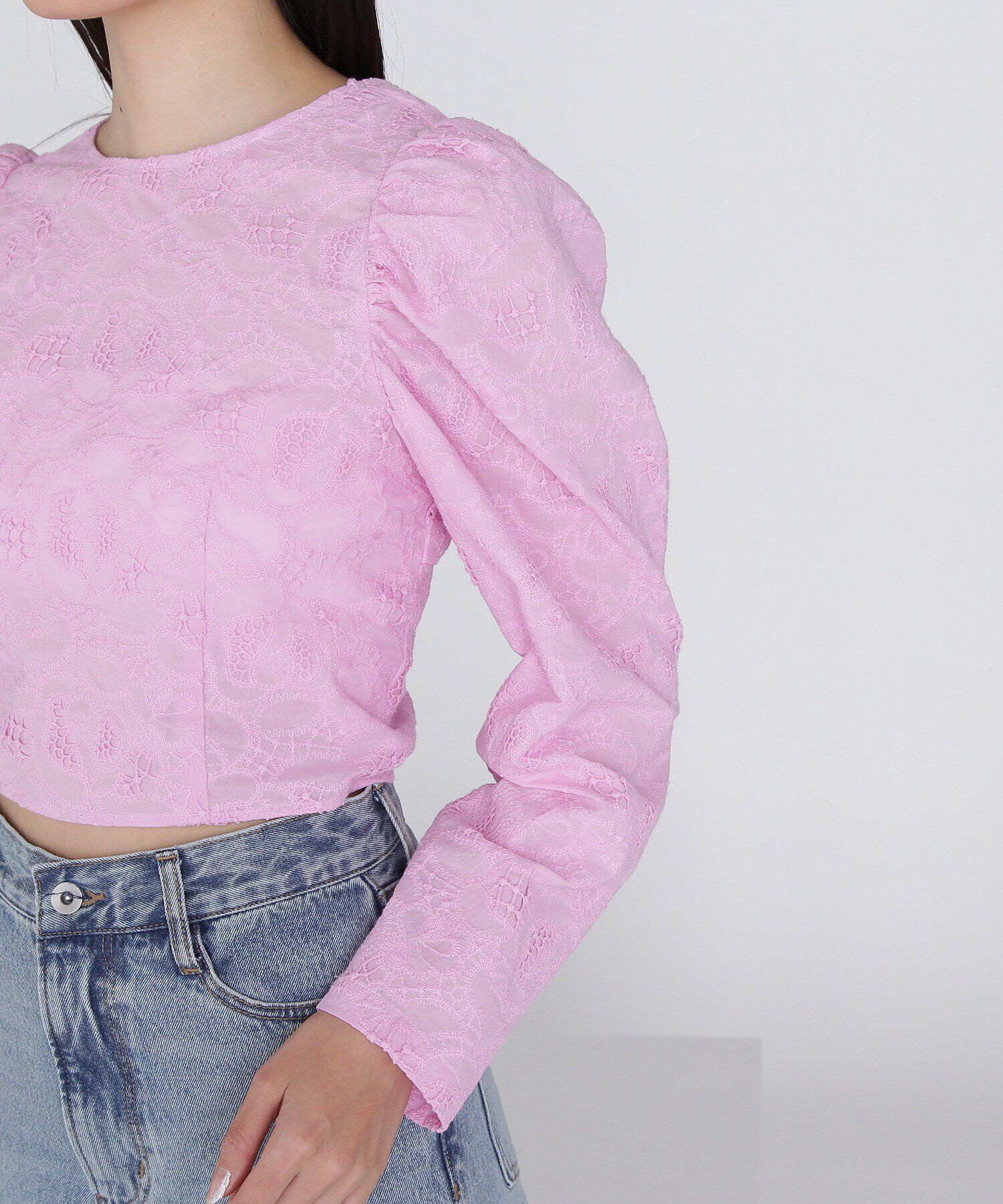  「バックシャンレースアップブラウス」|シャツ・ブラウス|