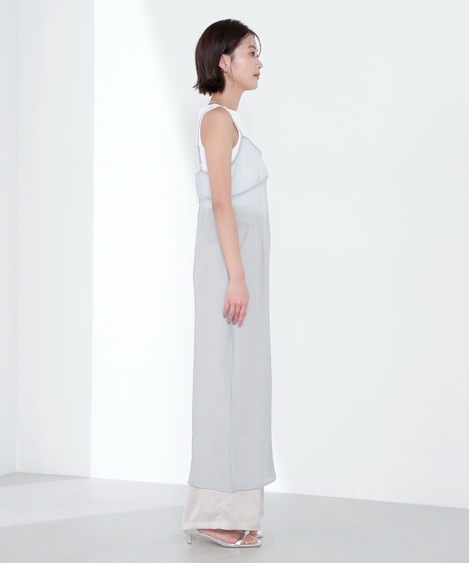  「シアーキャミワンピース」|ワンピース|