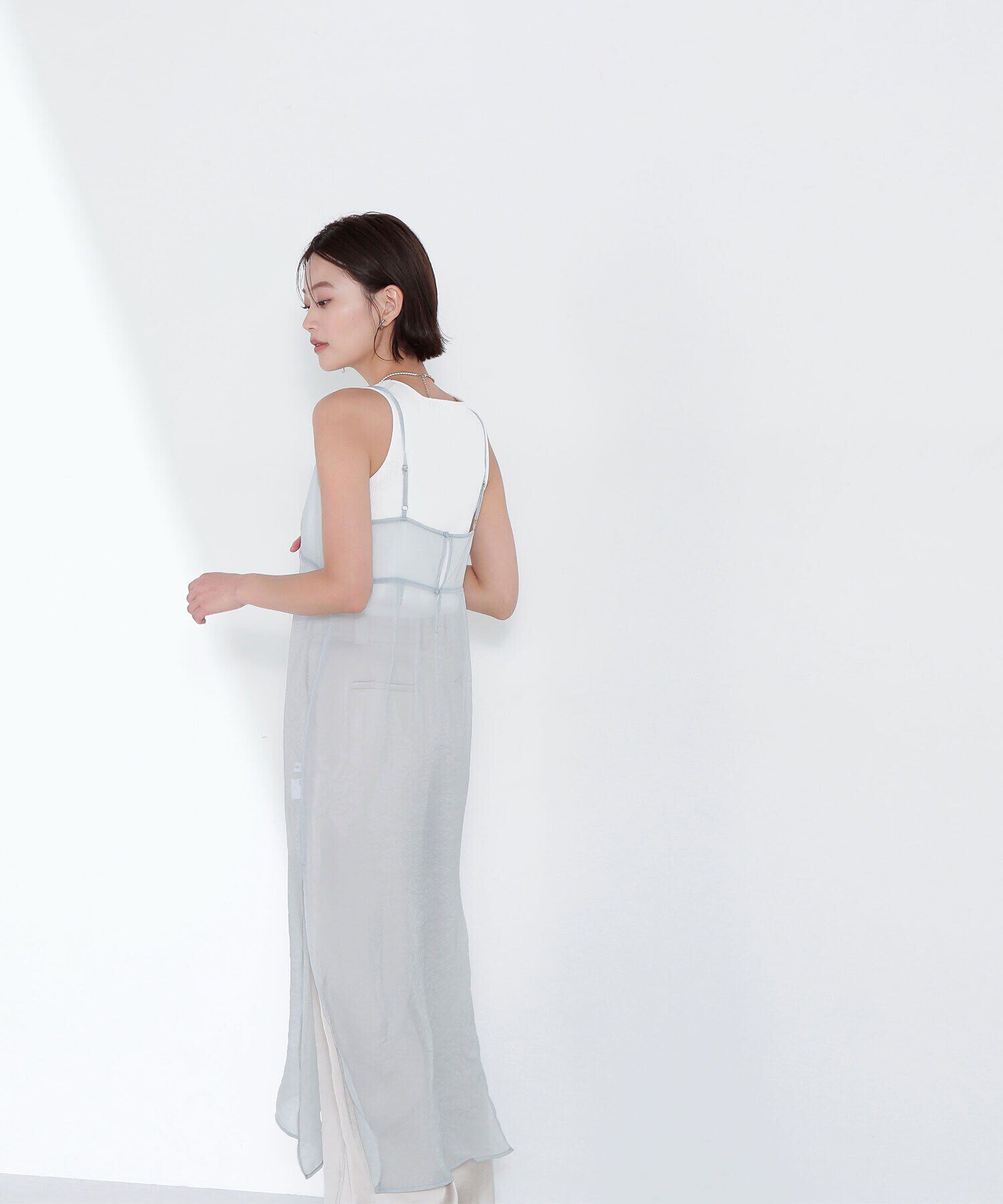  「シアーキャミワンピース」|ワンピース|