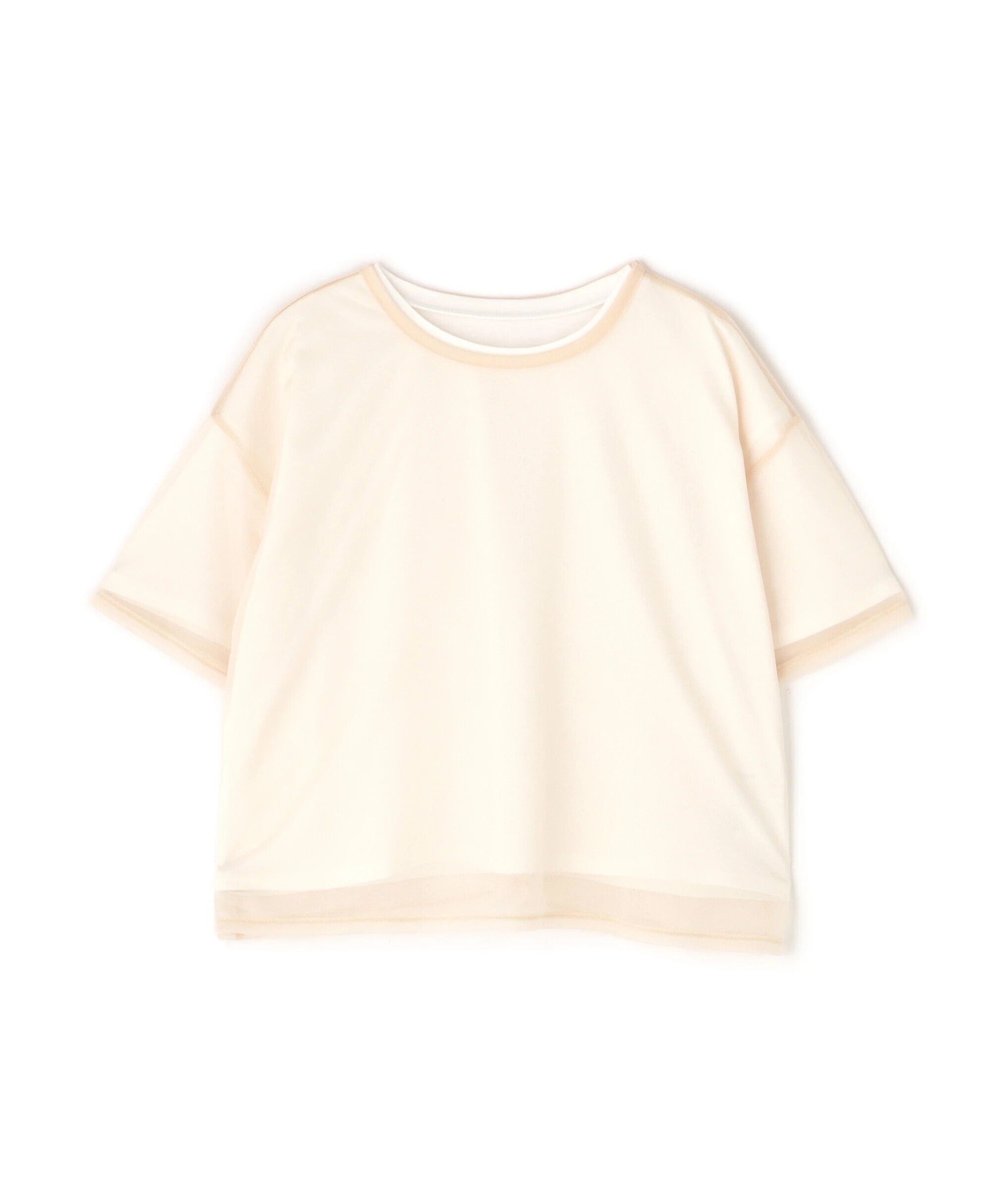  「グロッシーシアーレイヤードTシャツ」|Tシャツ・カットソー|