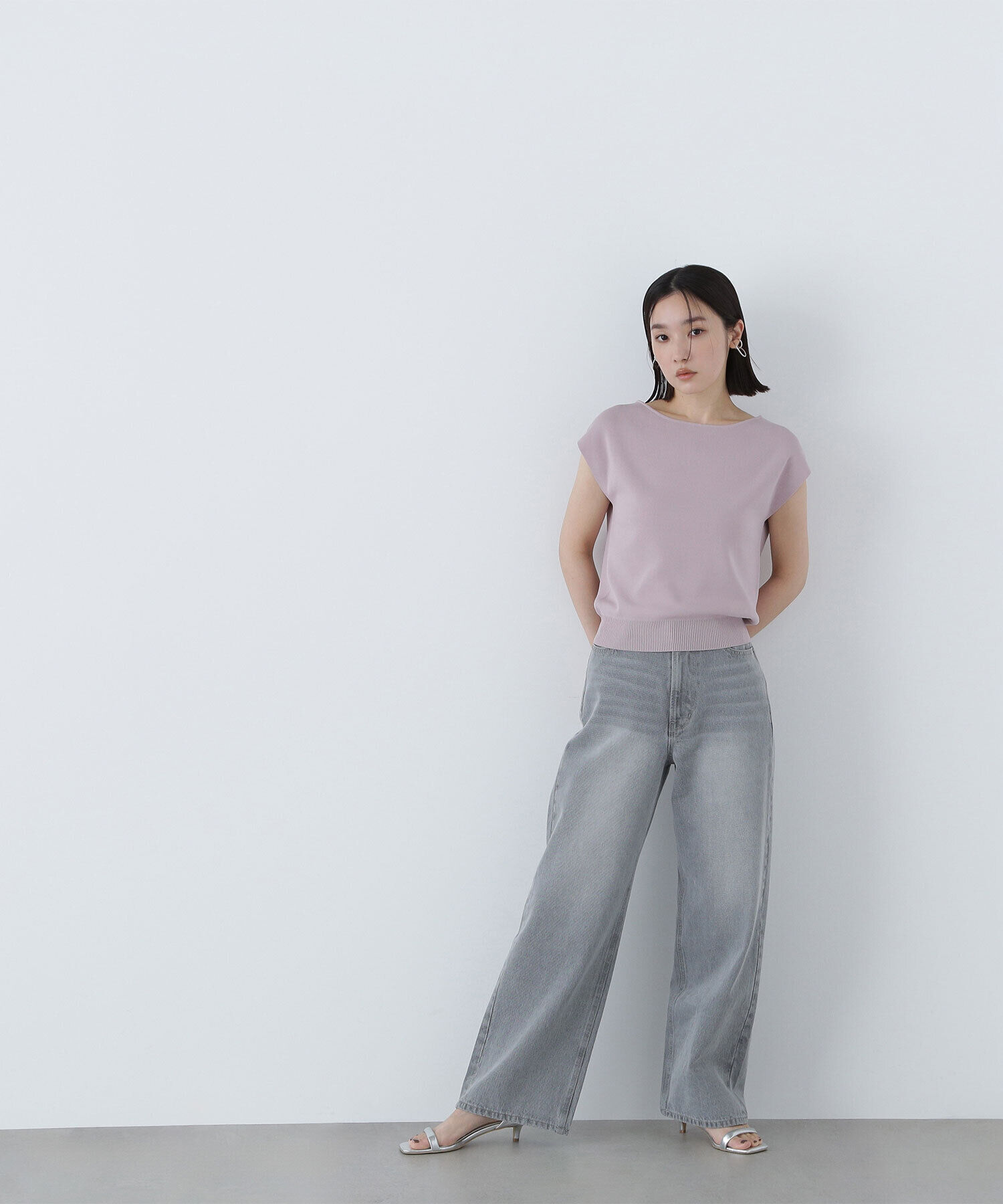  「総針ベーシックシリーズ ボートネックニット」|ニット・セーター|