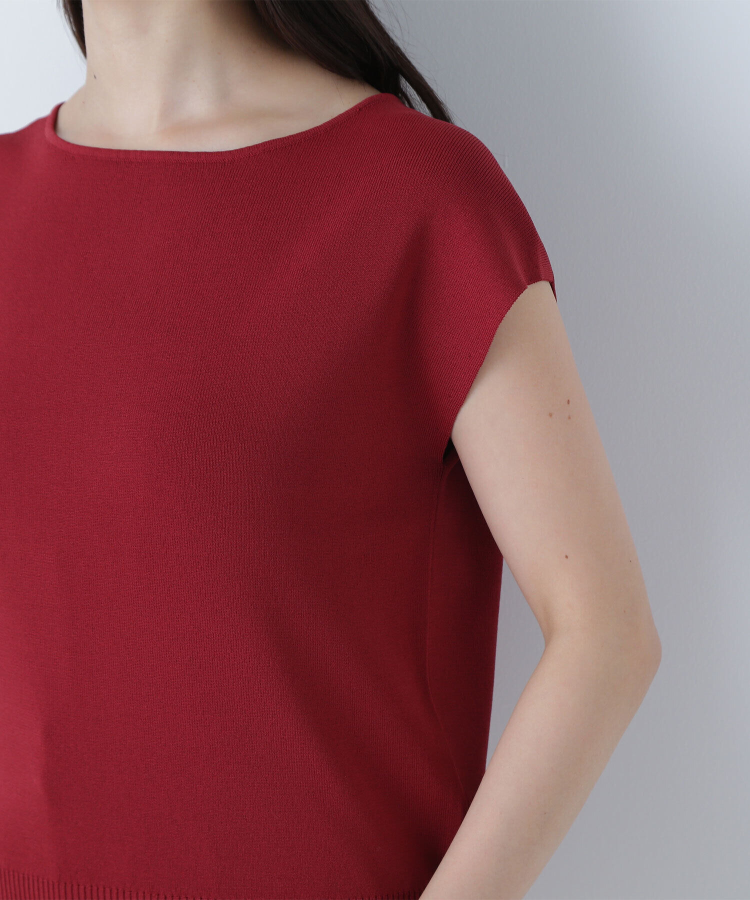  「総針ベーシックシリーズ ボートネックニット」|ニット・セーター|