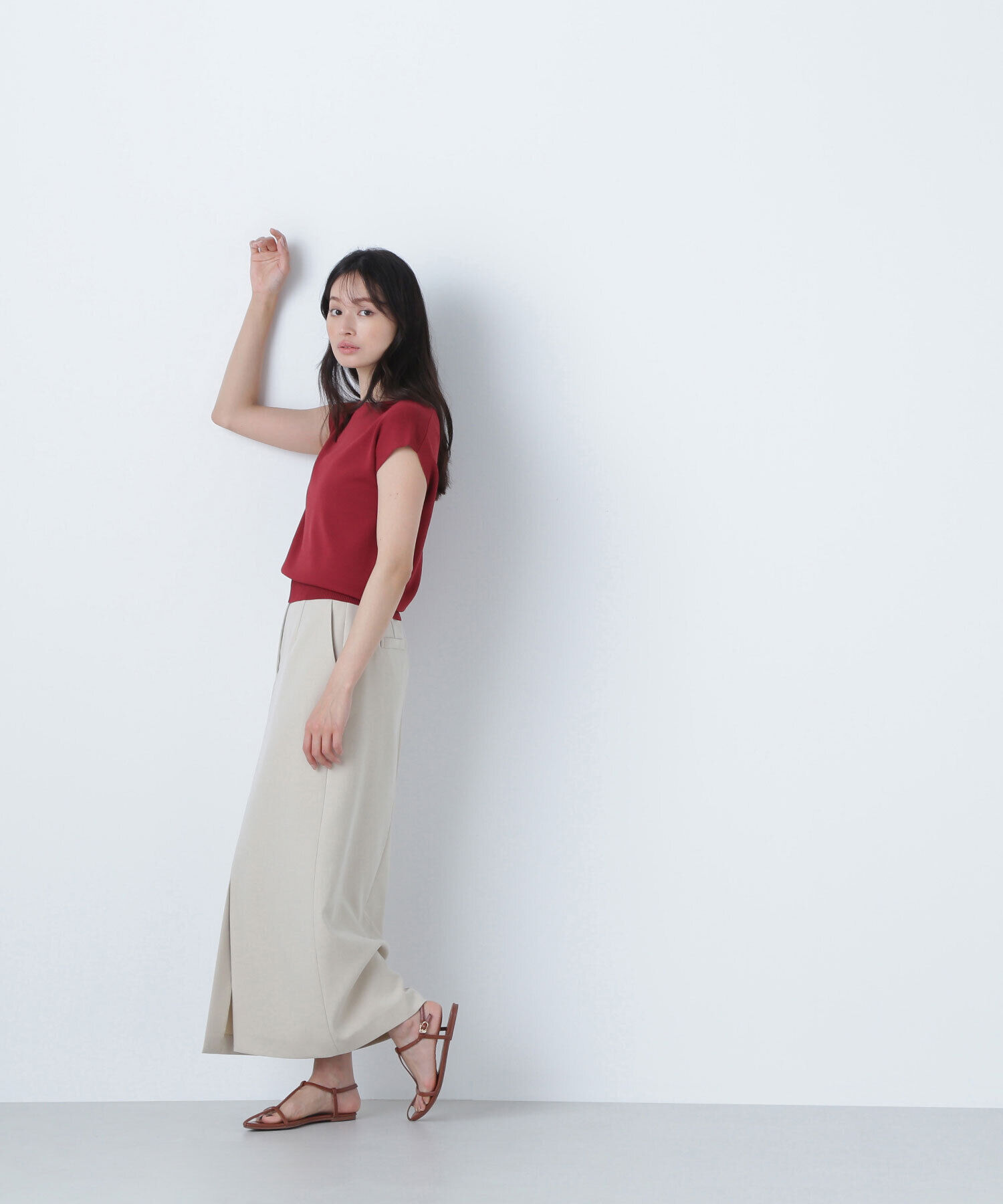  「総針ベーシックシリーズ ボートネックニット」|ニット・セーター|