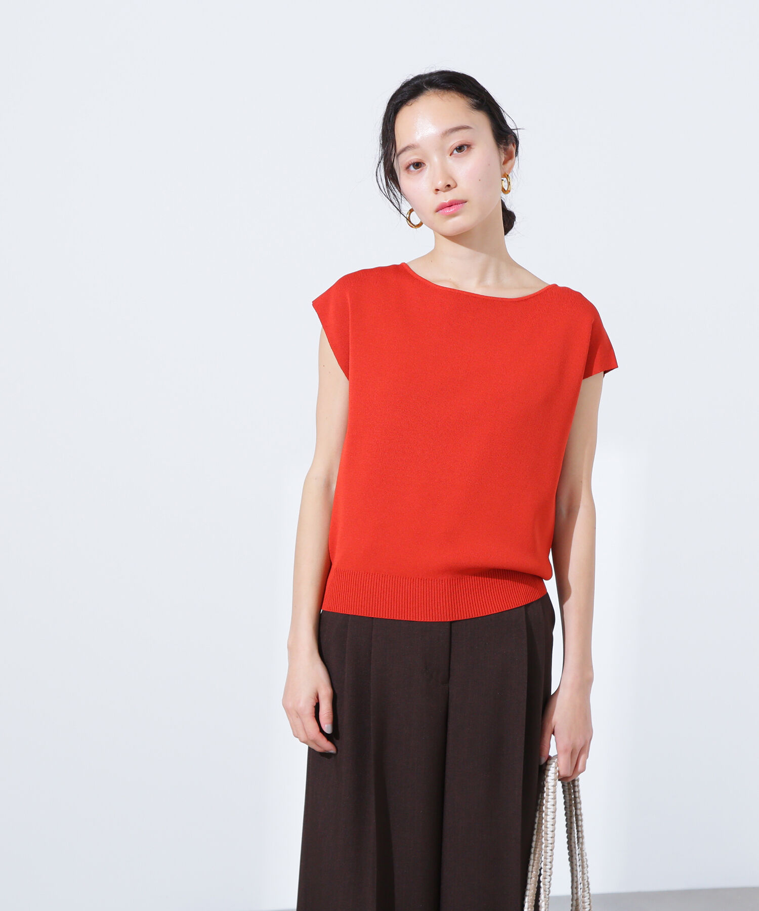  「総針ベーシックシリーズ ボートネックニット」|ニット・セーター|