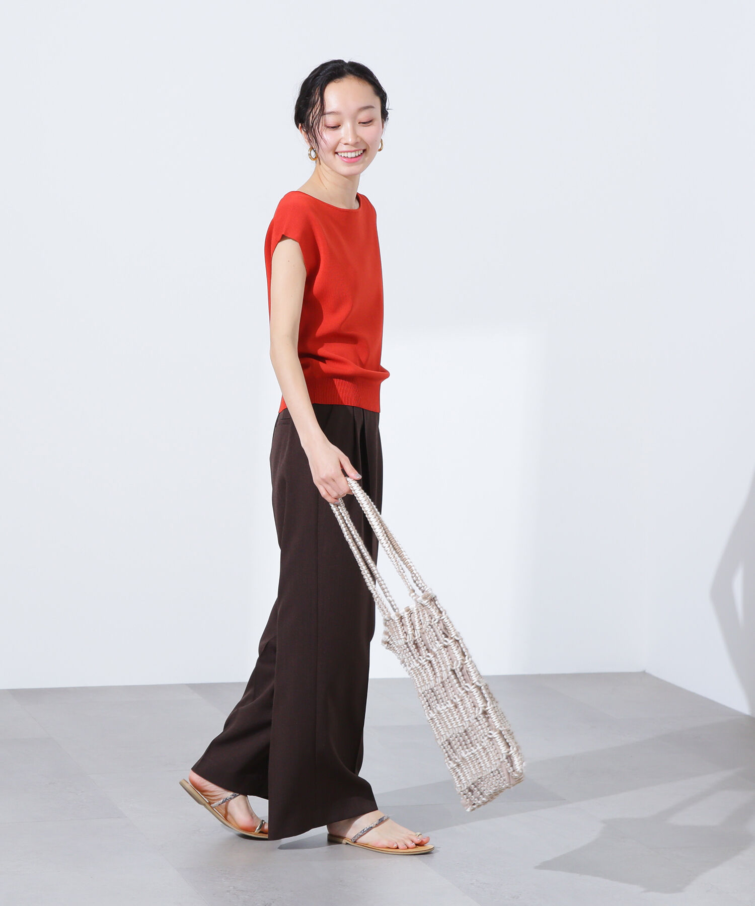  「総針ベーシックシリーズ ボートネックニット」|ニット・セーター|