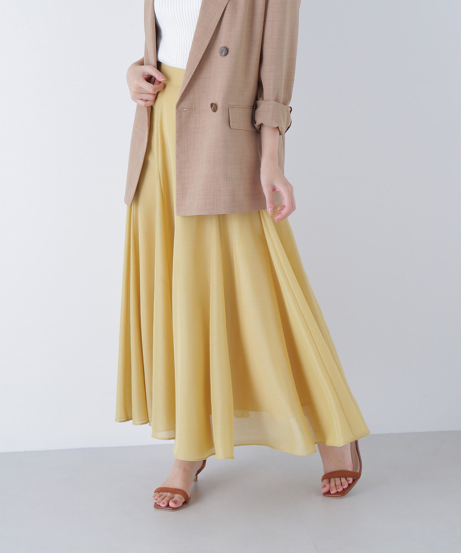  「シャイニーシアーボイルスカート」|スカート|