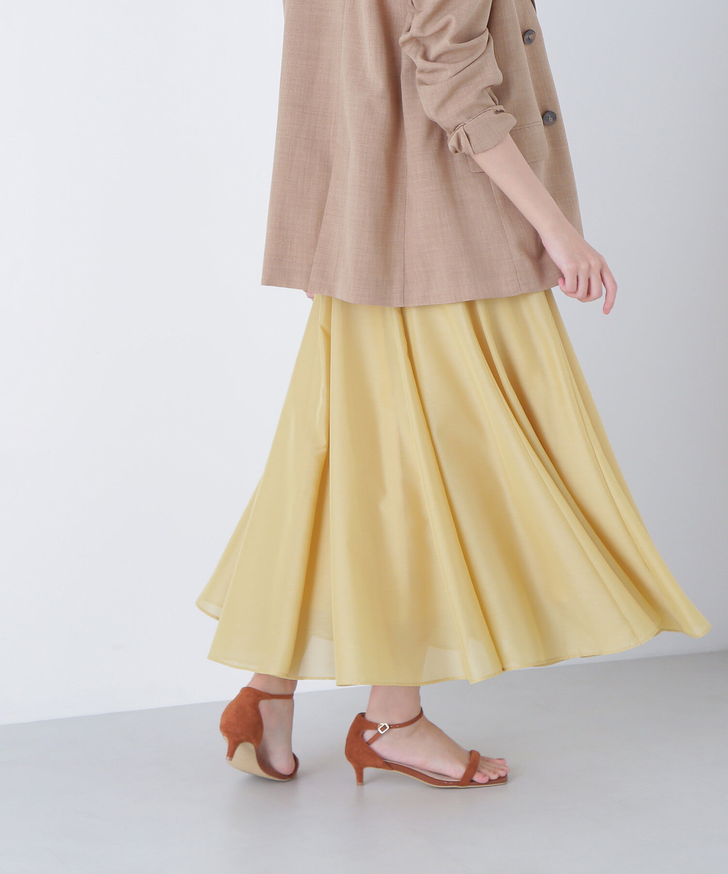  「シャイニーシアーボイルスカート」|スカート|