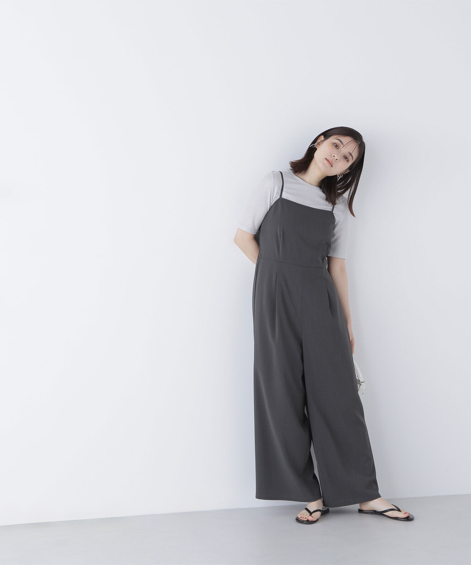  「ラメリブカットソー」|Tシャツ・カットソー|