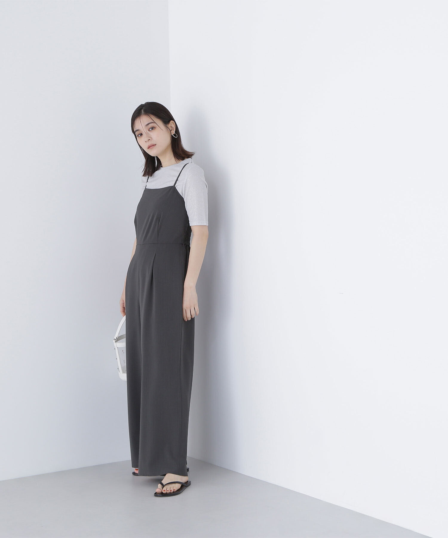  「ラメリブカットソー」|Tシャツ・カットソー|