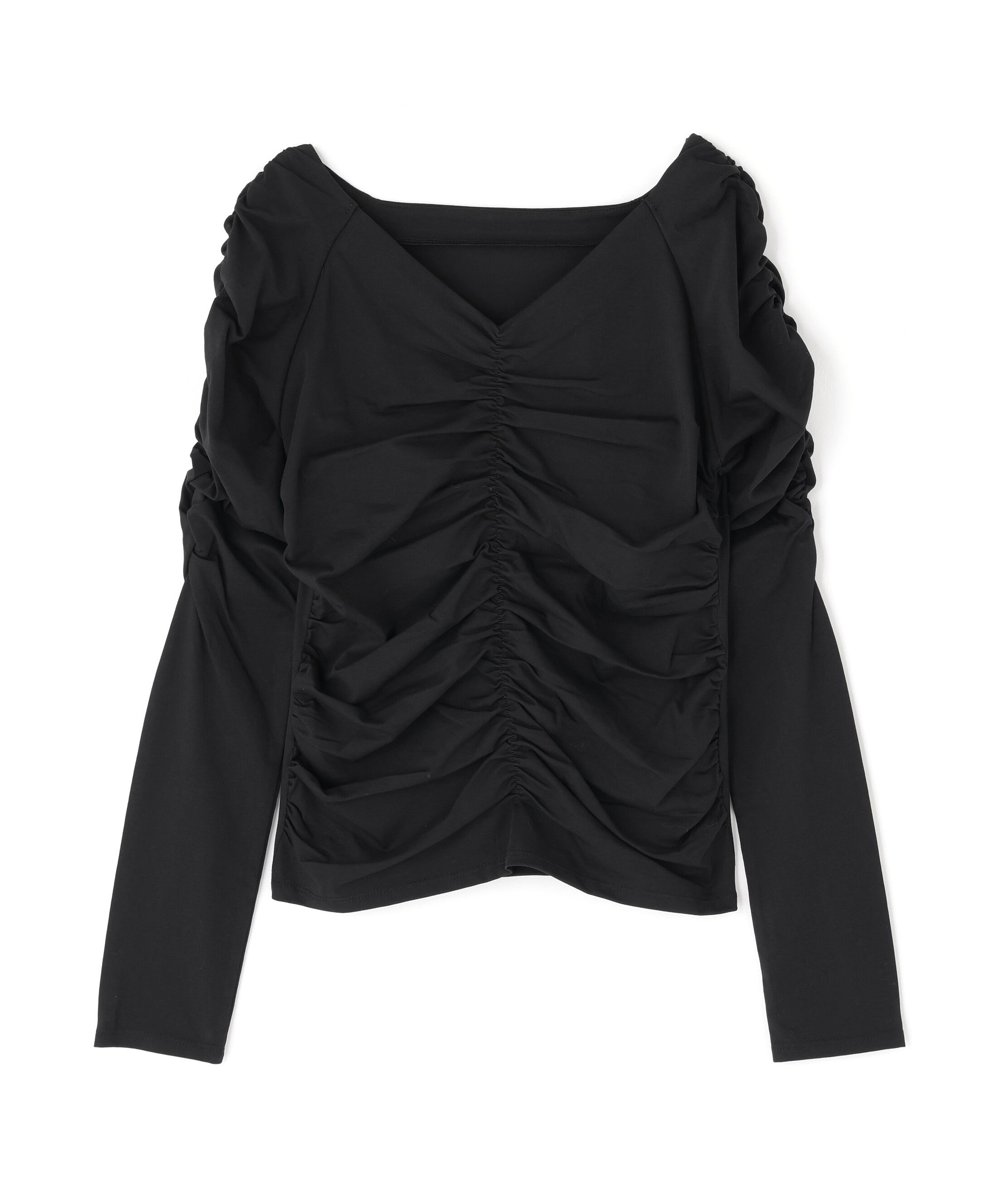  「ギャザーカットソー」|Tシャツ・カットソー|