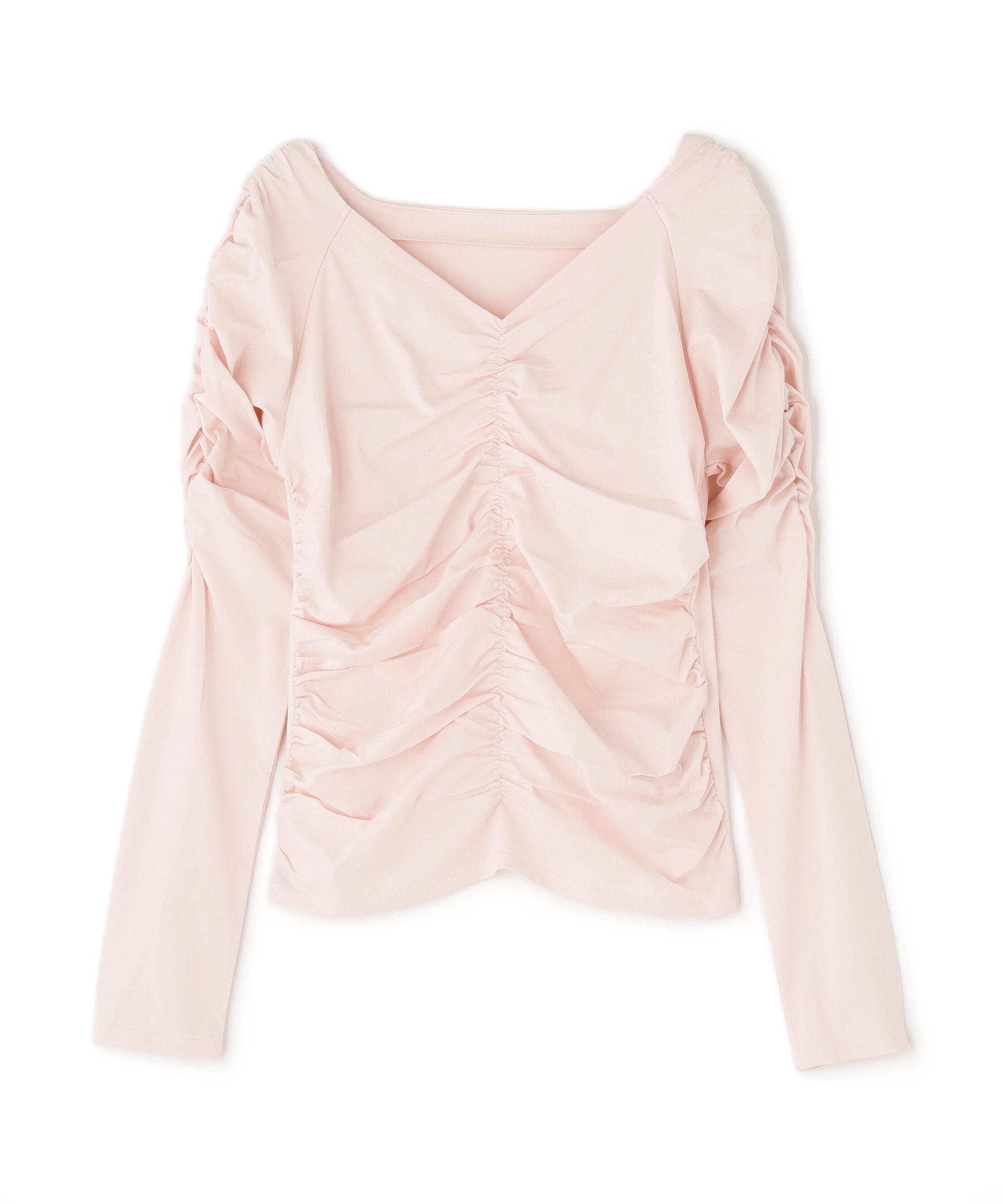  「ギャザーカットソー」|Tシャツ・カットソー|