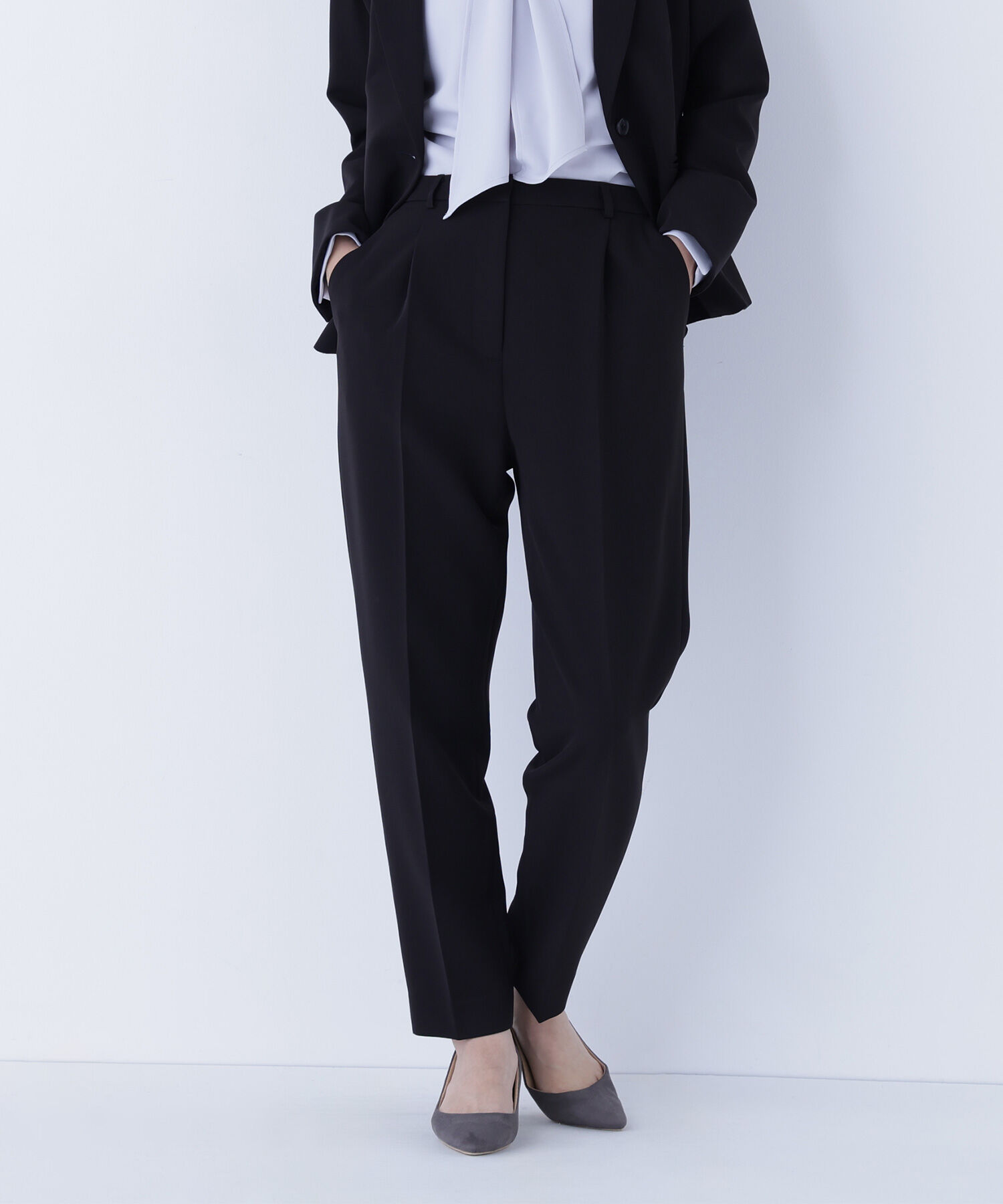  「ダブルクロスストレッチ SETUP テーパードパンツ」|その他|