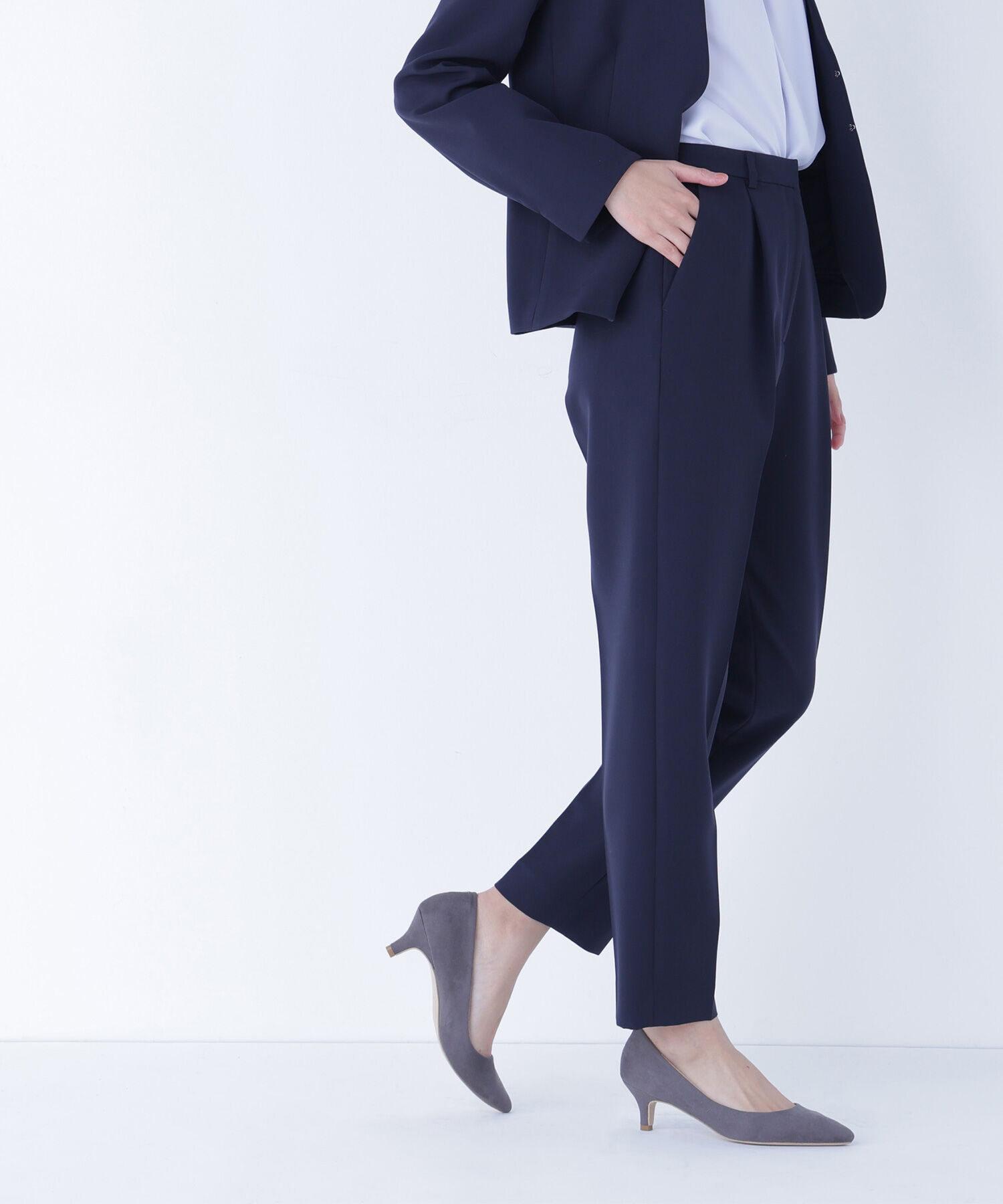  「ダブルクロスストレッチ SETUP テーパードパンツ」|その他|