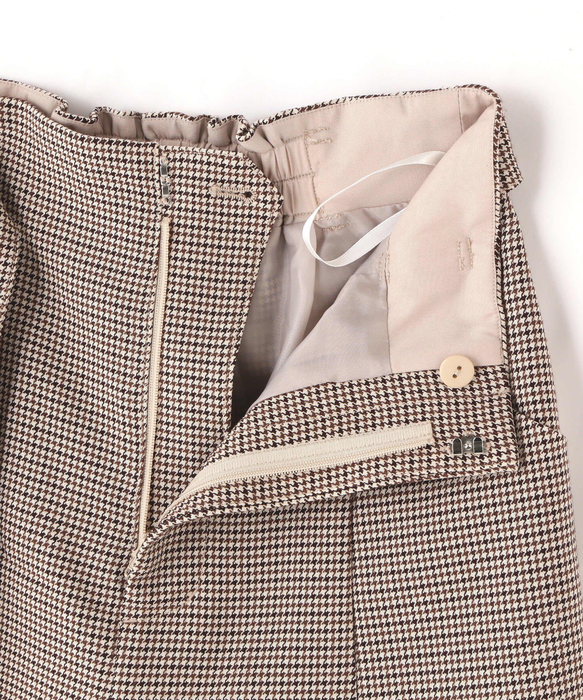  「[低身長サイズ/Sシリーズ]先染めチェックベルト付きショートパンツ」|その他|