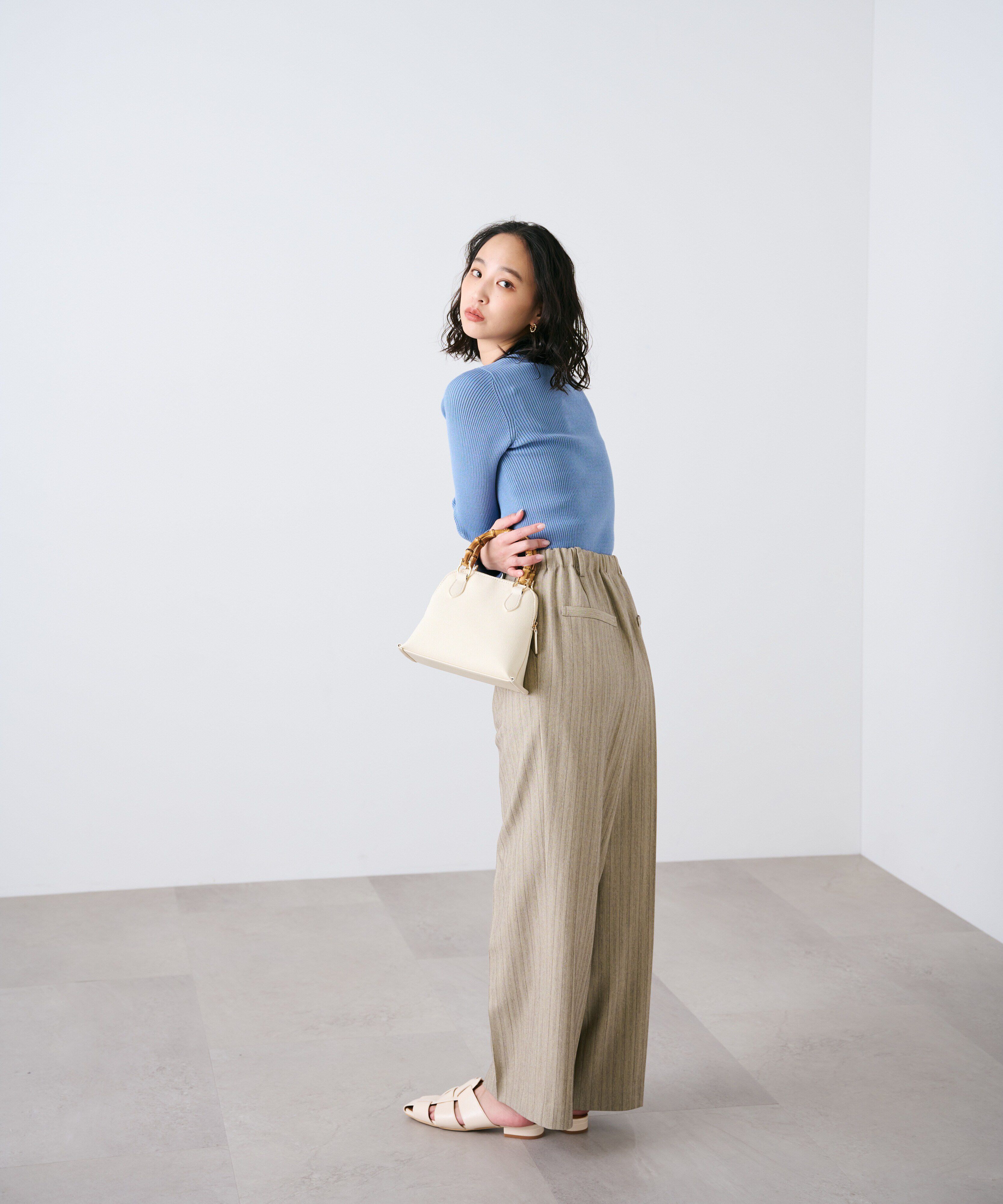  「[Sシリーズ対応商品]センタープレスワイドパンツ」|その他|