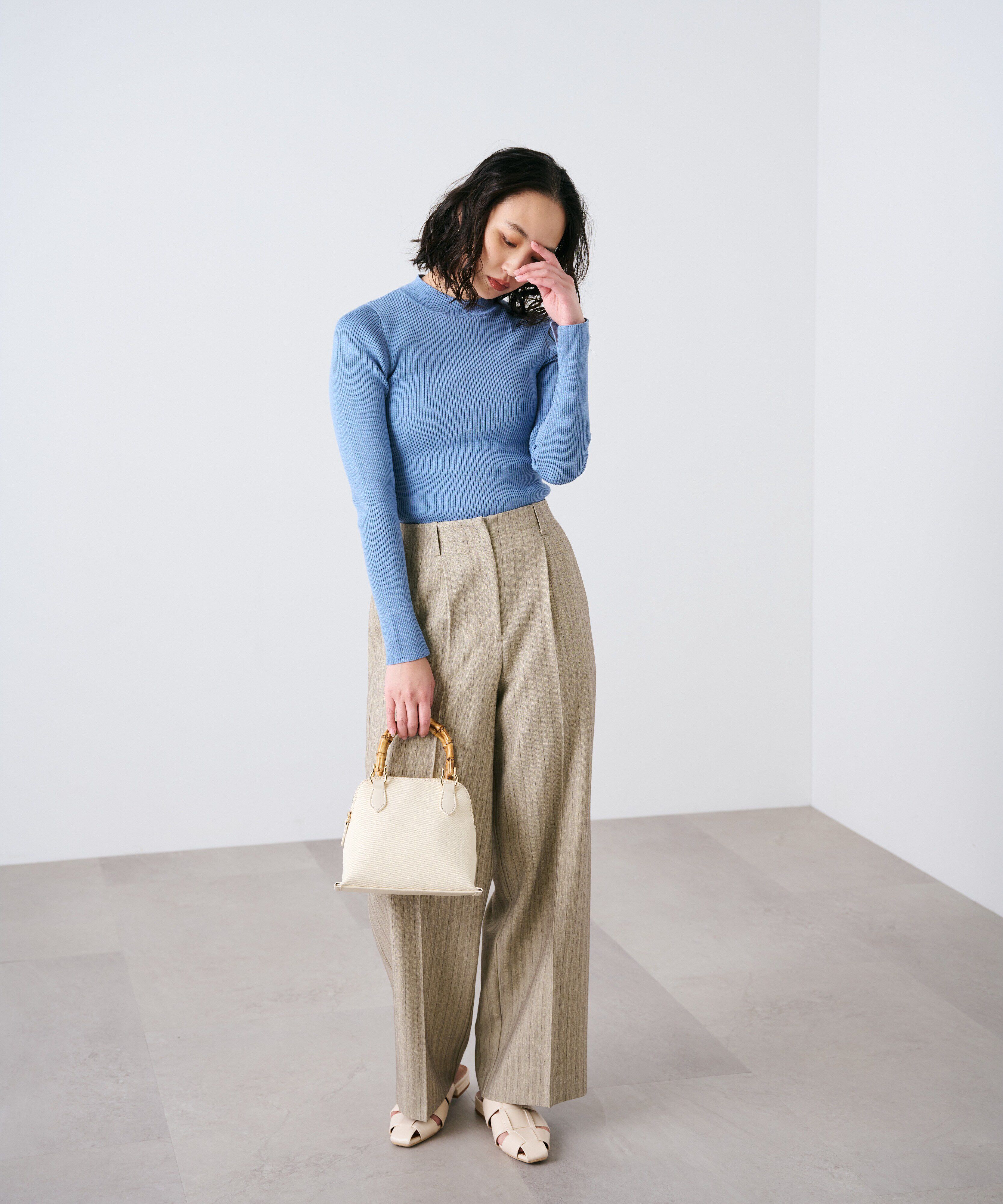  「[Sシリーズ対応商品]センタープレスワイドパンツ」|その他|