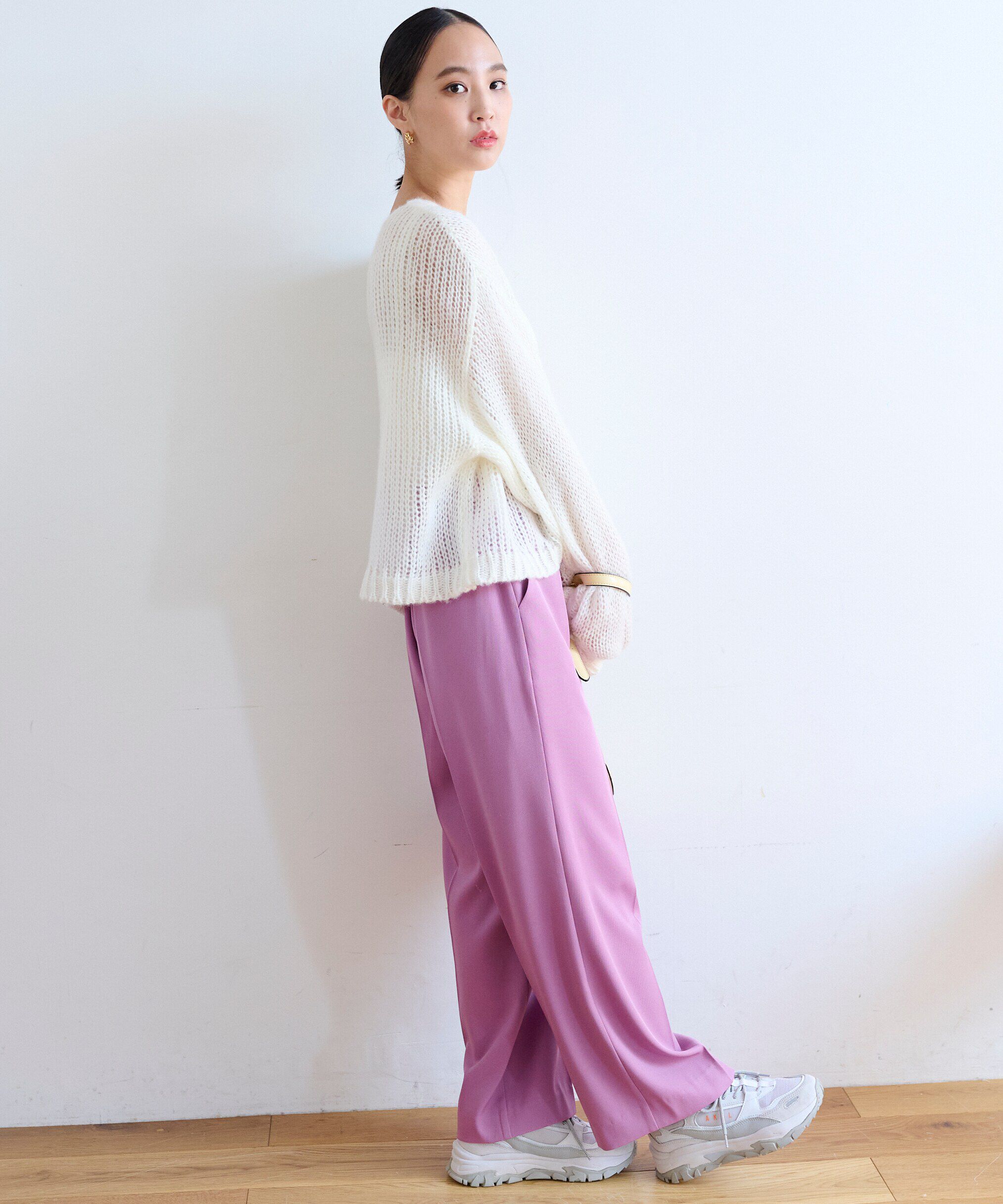  「[Sシリーズ対応商品]センタープレスワイドパンツ」|その他|