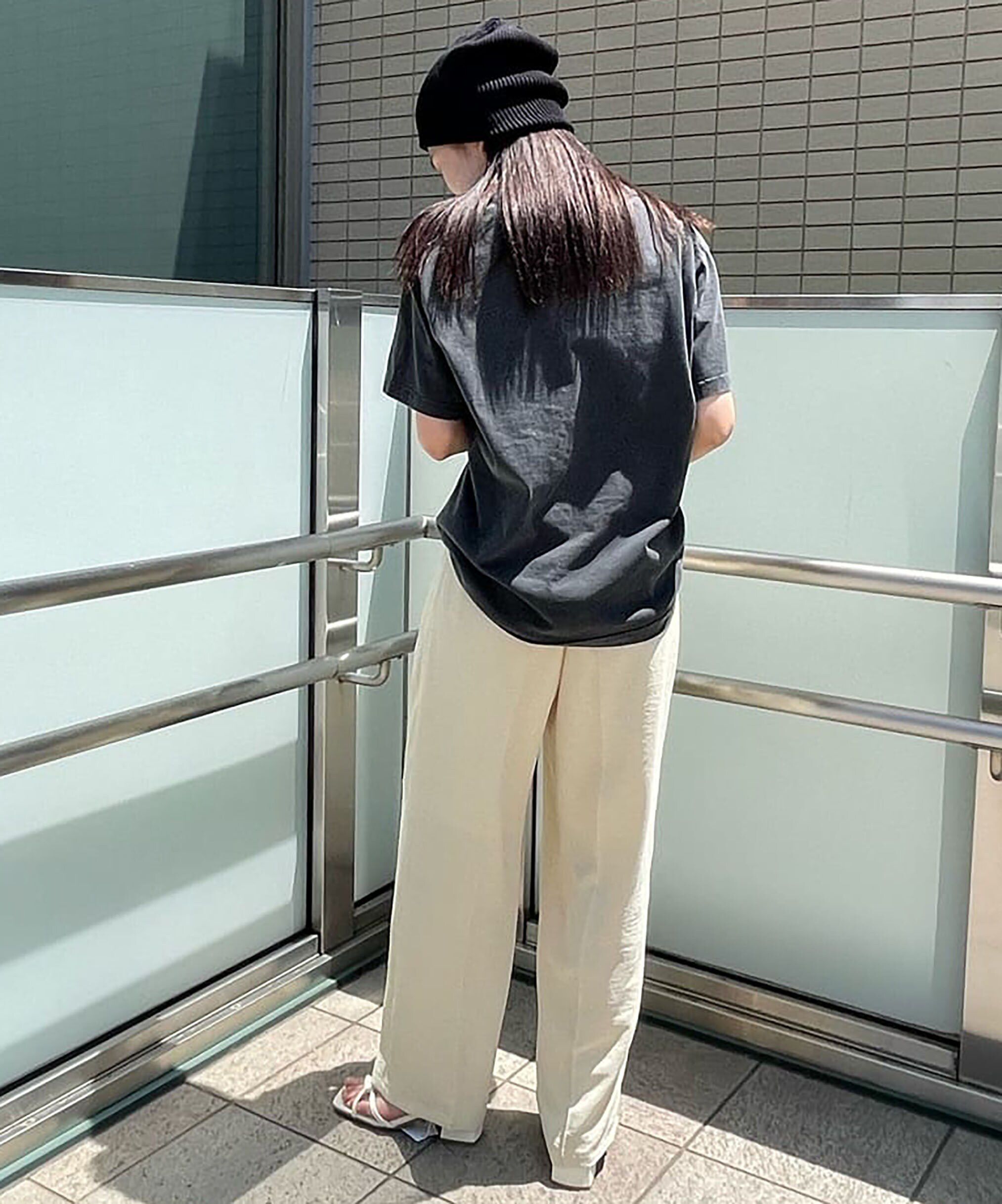  「[Sシリーズ対応商品]フロントベルトリラックスストレートパンツ」|その他|