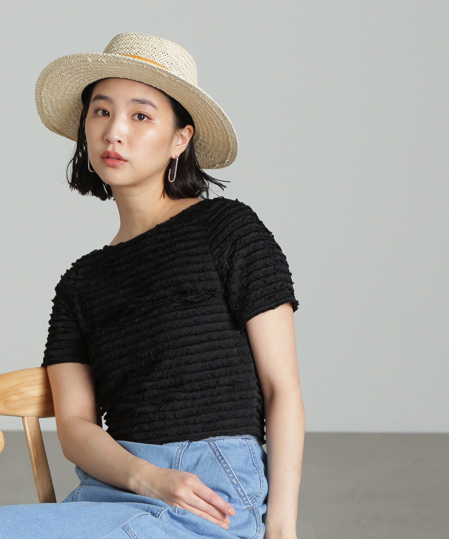  「メローフリルカットソー」|Tシャツ・カットソー|