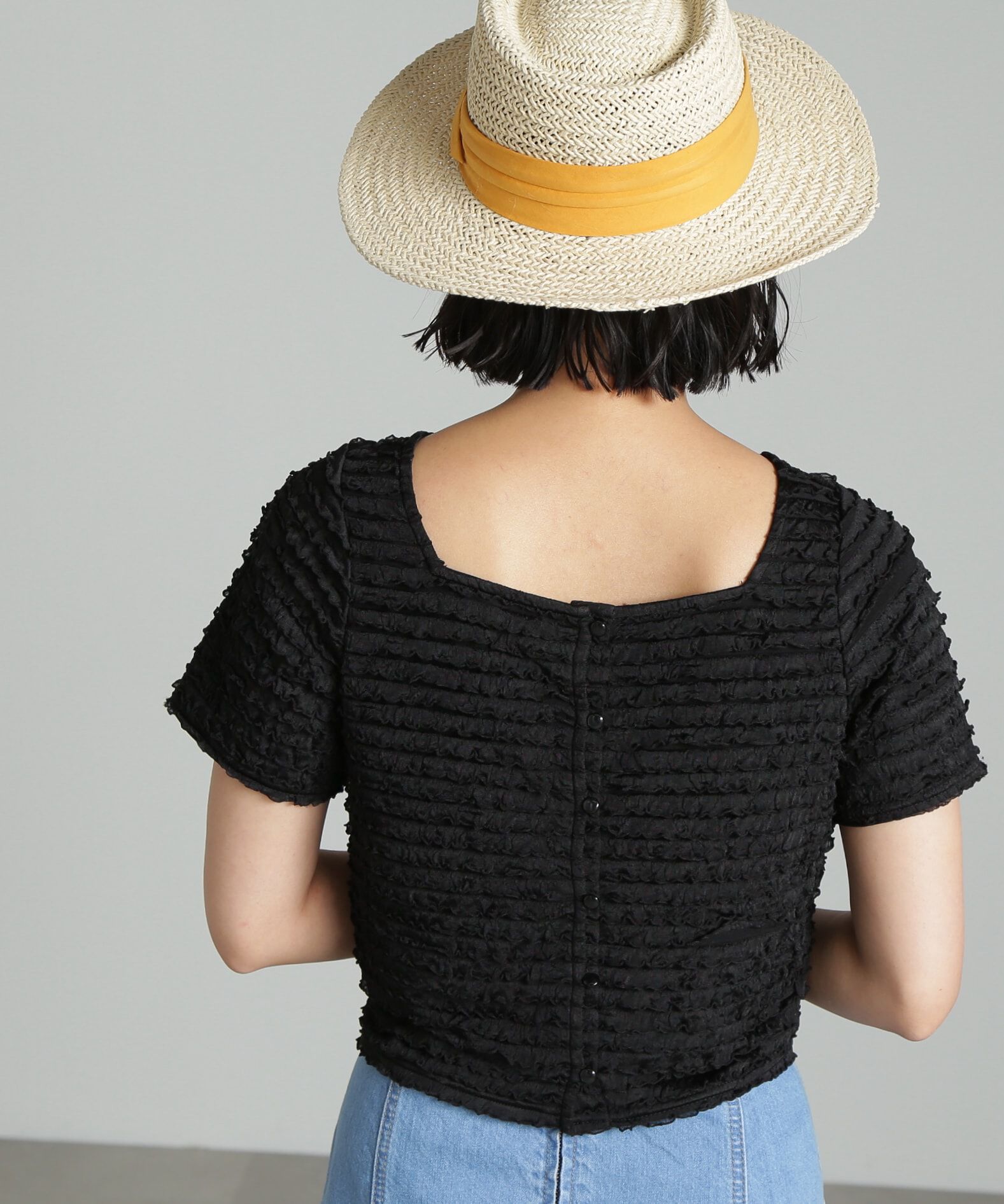  「メローフリルカットソー」|Tシャツ・カットソー|