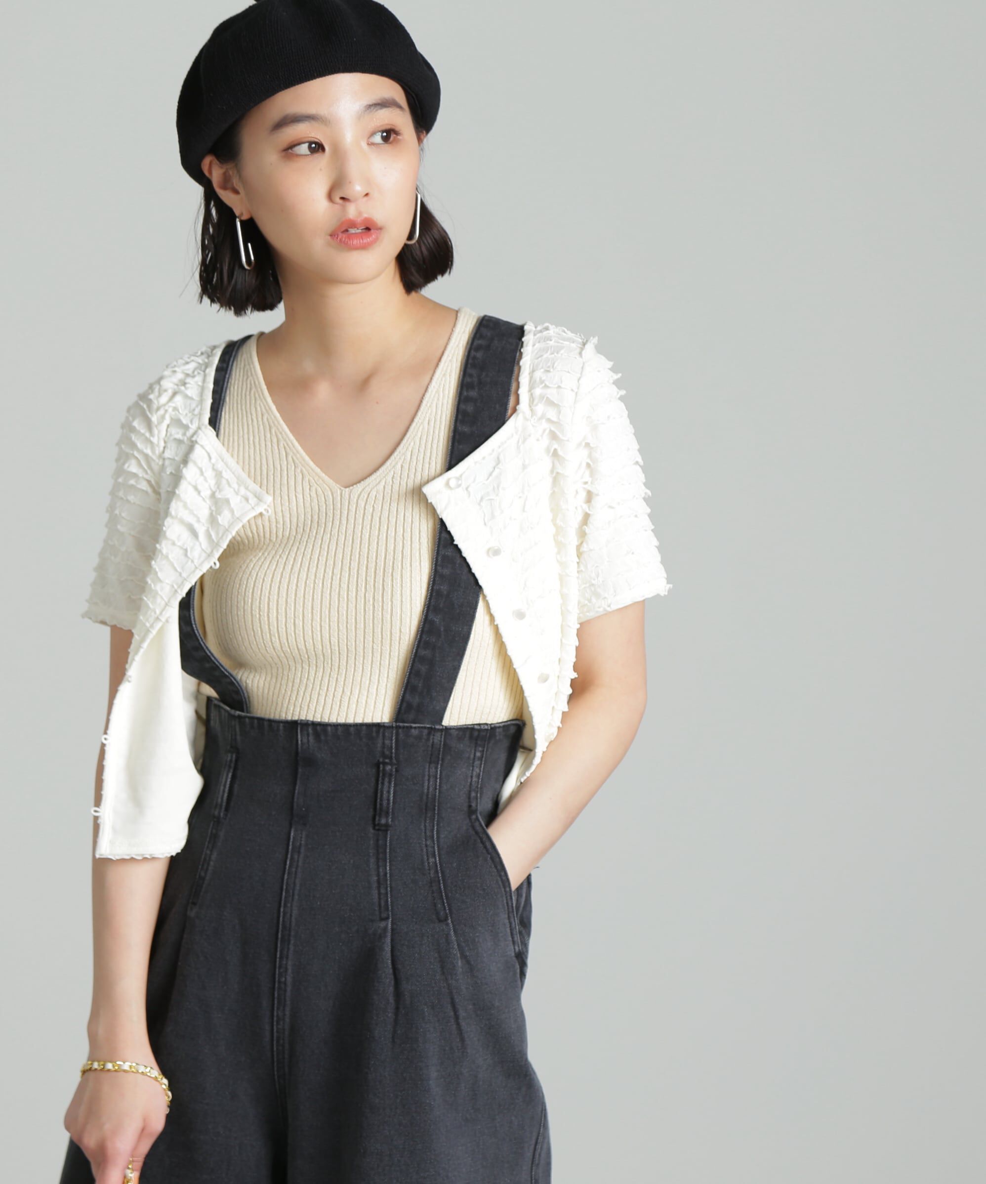  「メローフリルカットソー」|Tシャツ・カットソー|