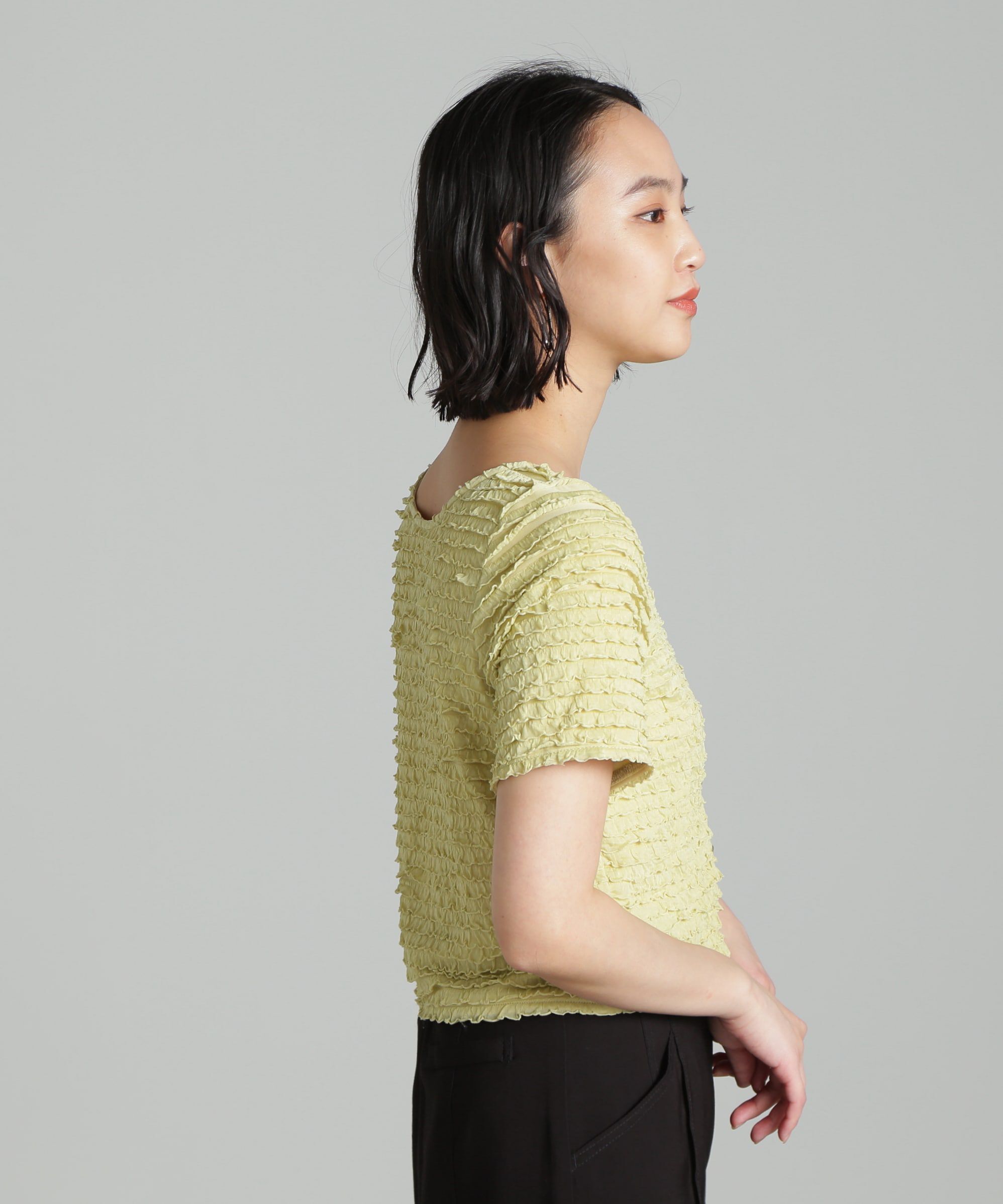  「メローフリルカットソー」|Tシャツ・カットソー|