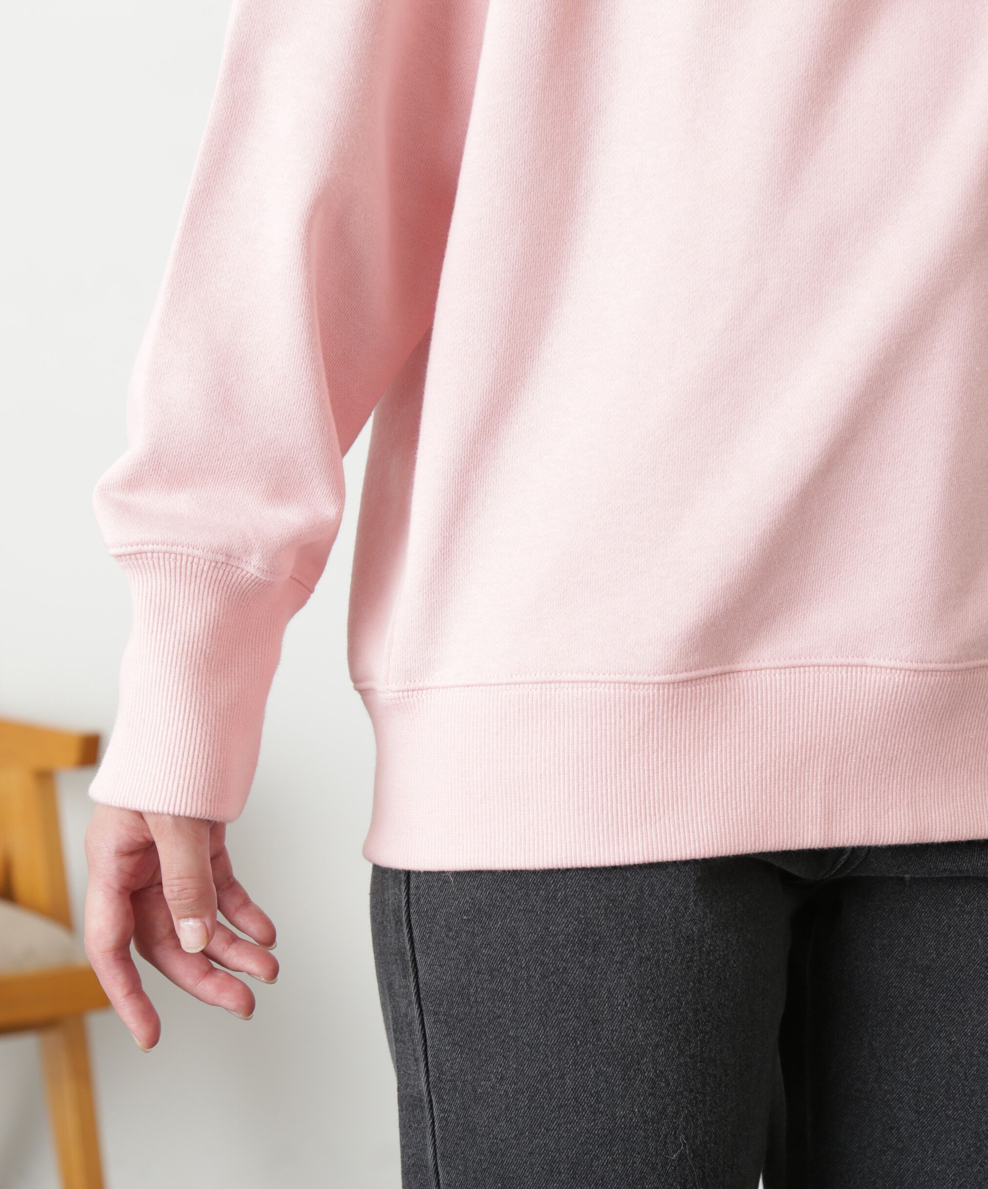  「ミドル丈ロゴスウェット」|Tシャツ・カットソー|