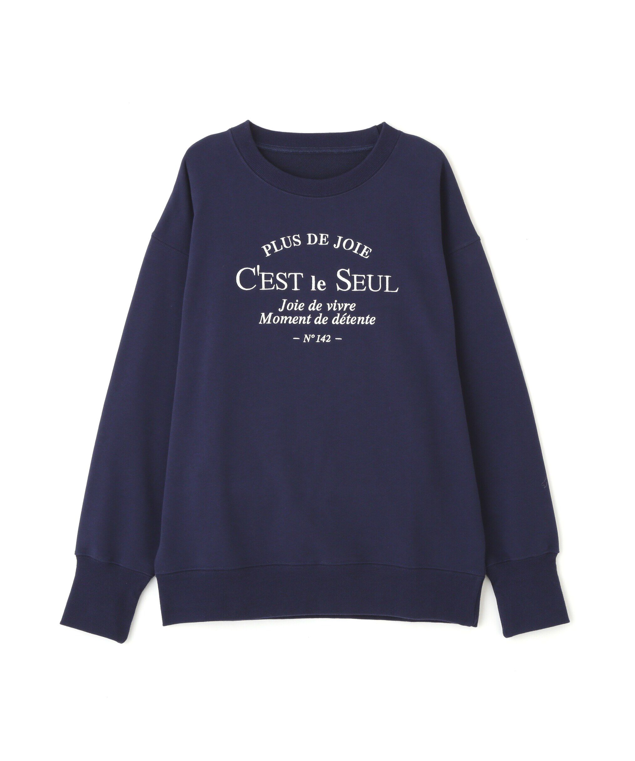  「ミドル丈ロゴスウェット」|Tシャツ・カットソー|