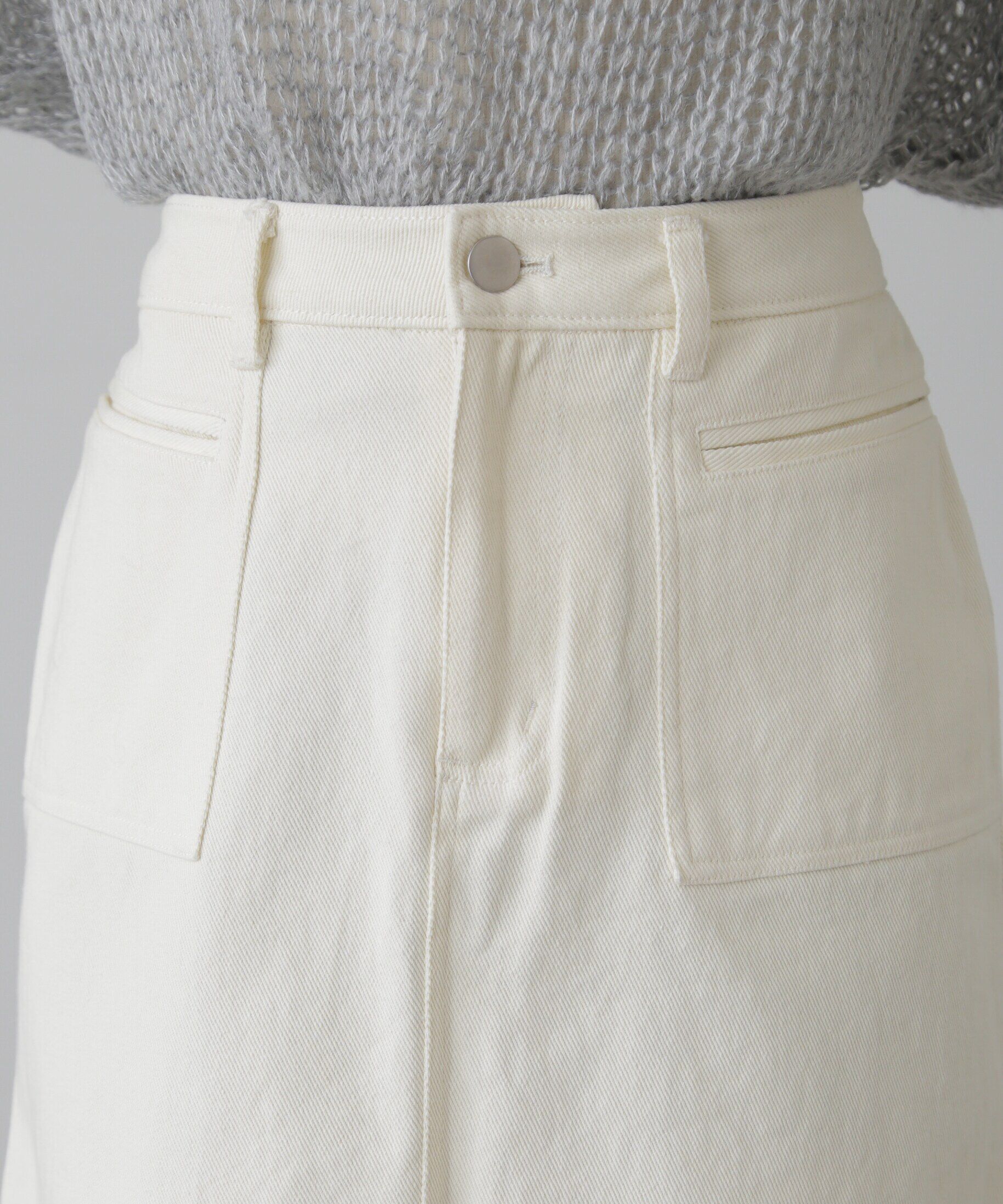  「フロントポケットミニスカート」|スカート|