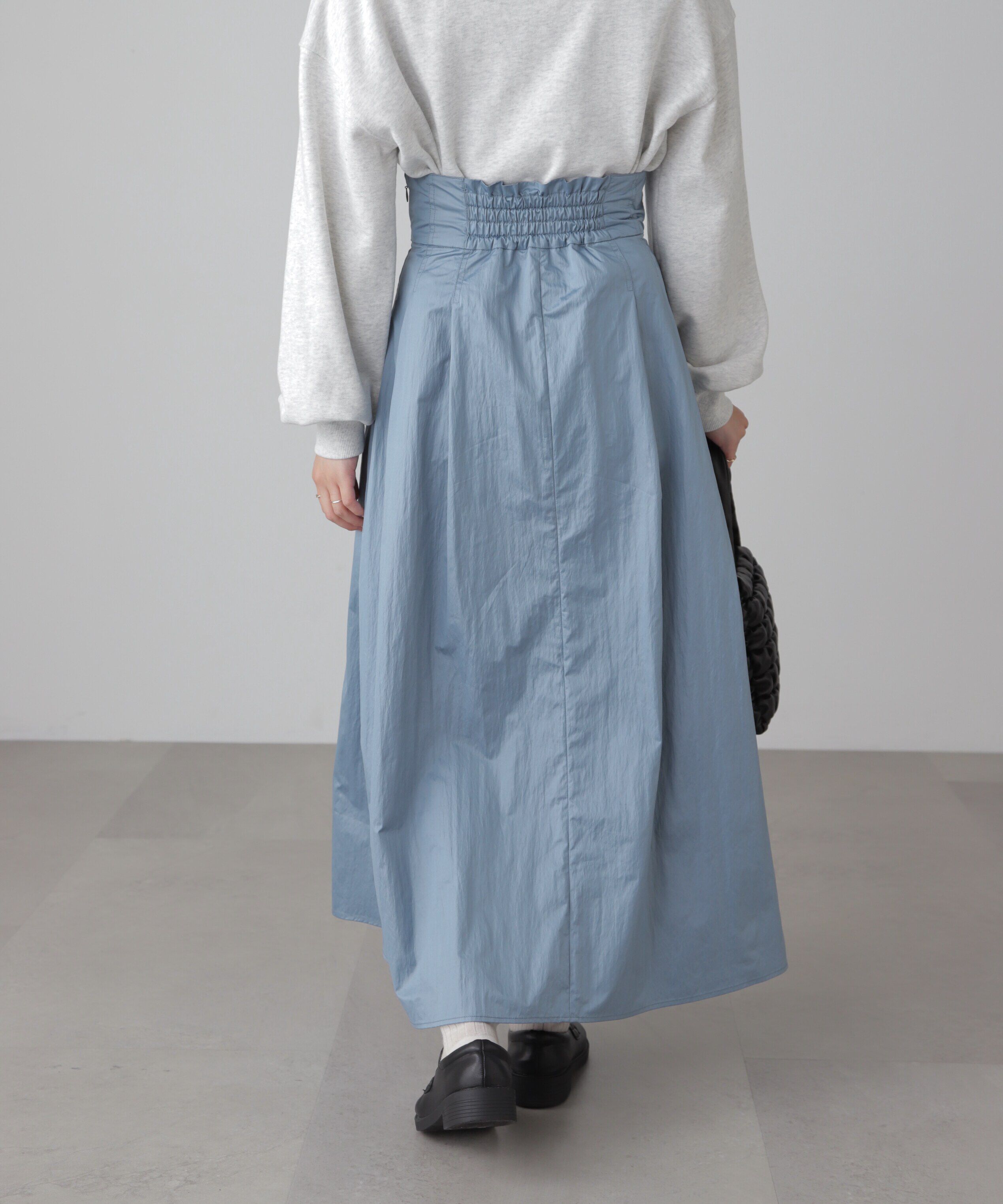  「ハイウエストタックスカート」|スカート|