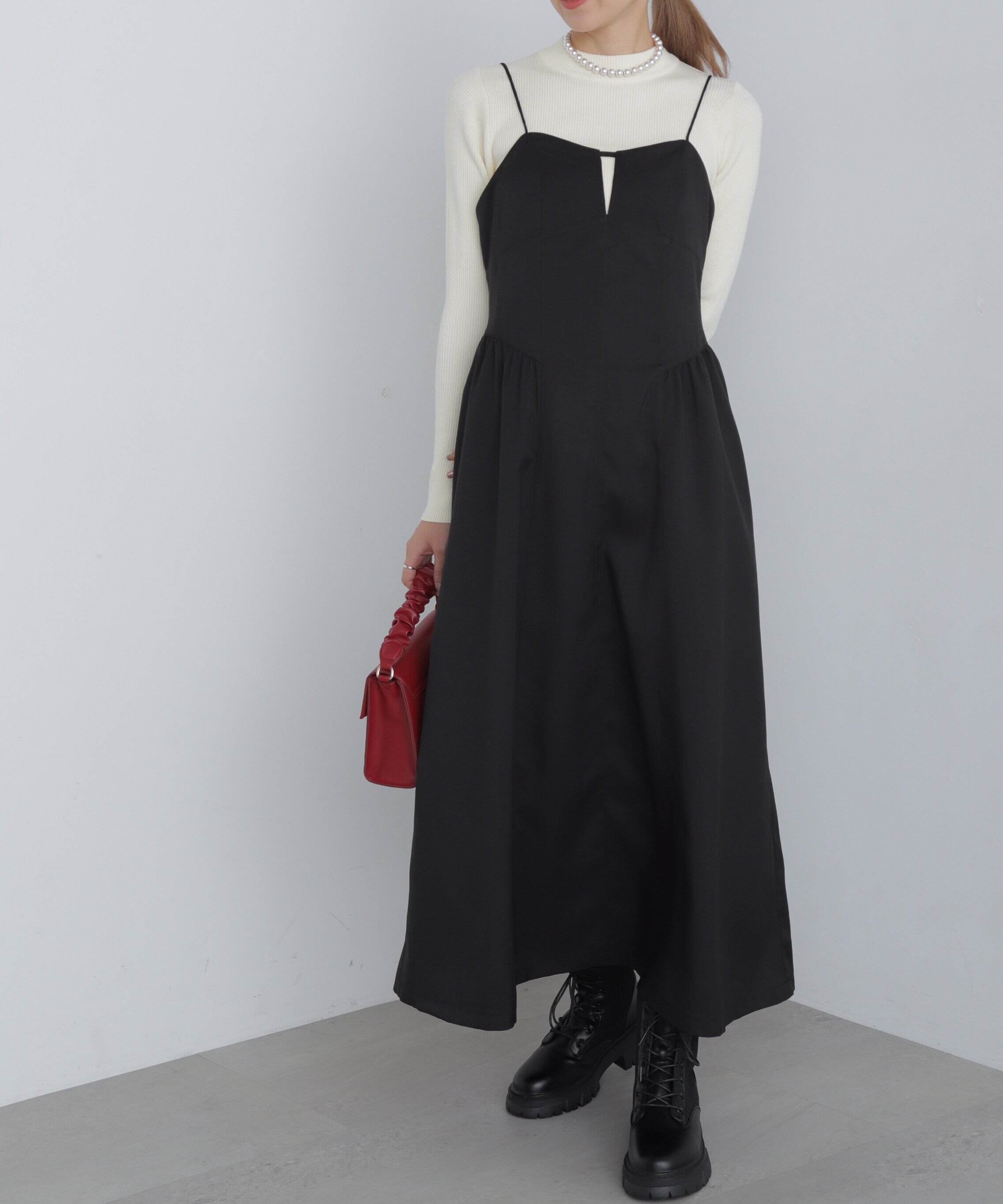  「コルセットライクキャミワンピース」|ワンピース|