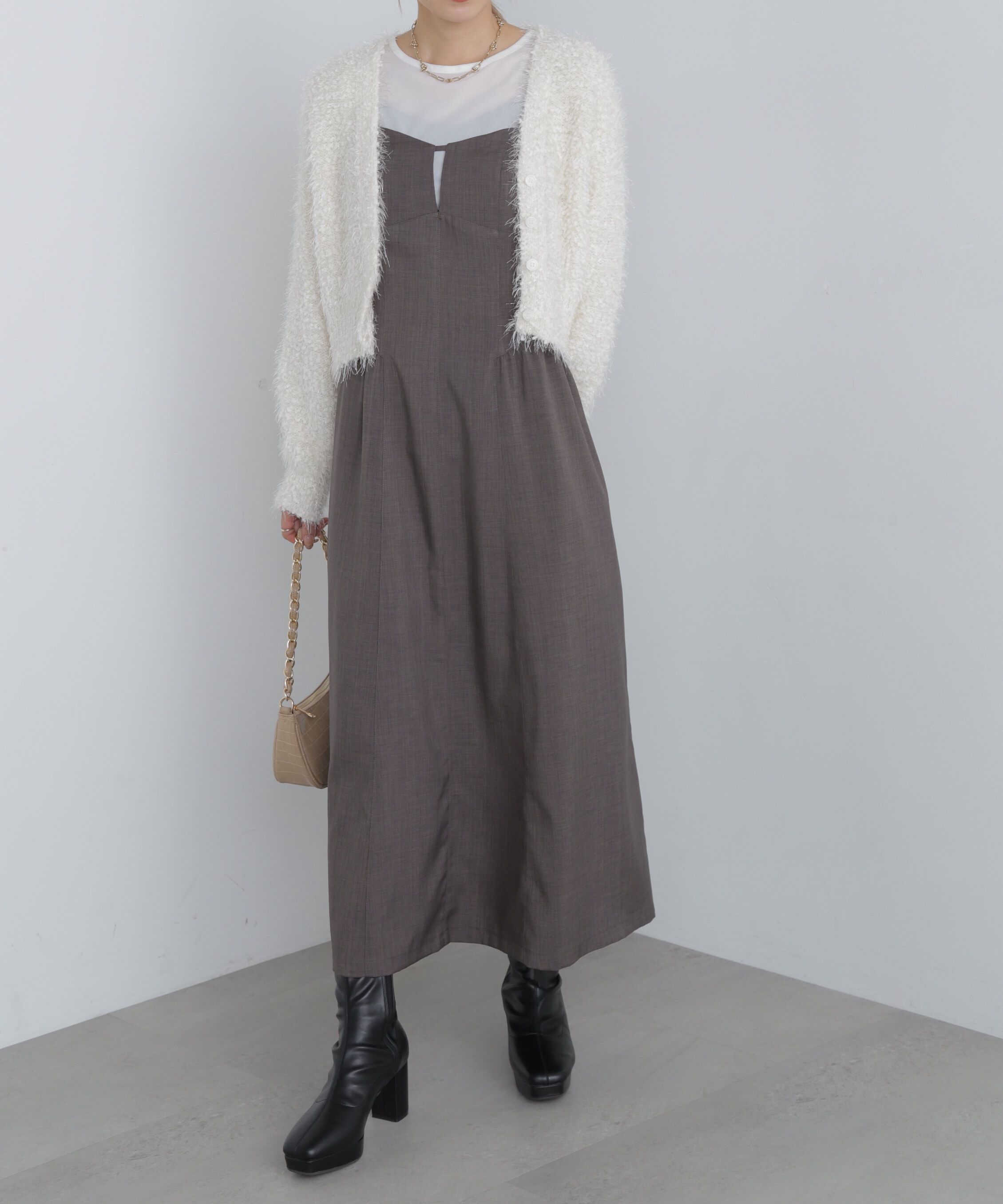  「コルセットライクキャミワンピース」|ワンピース|