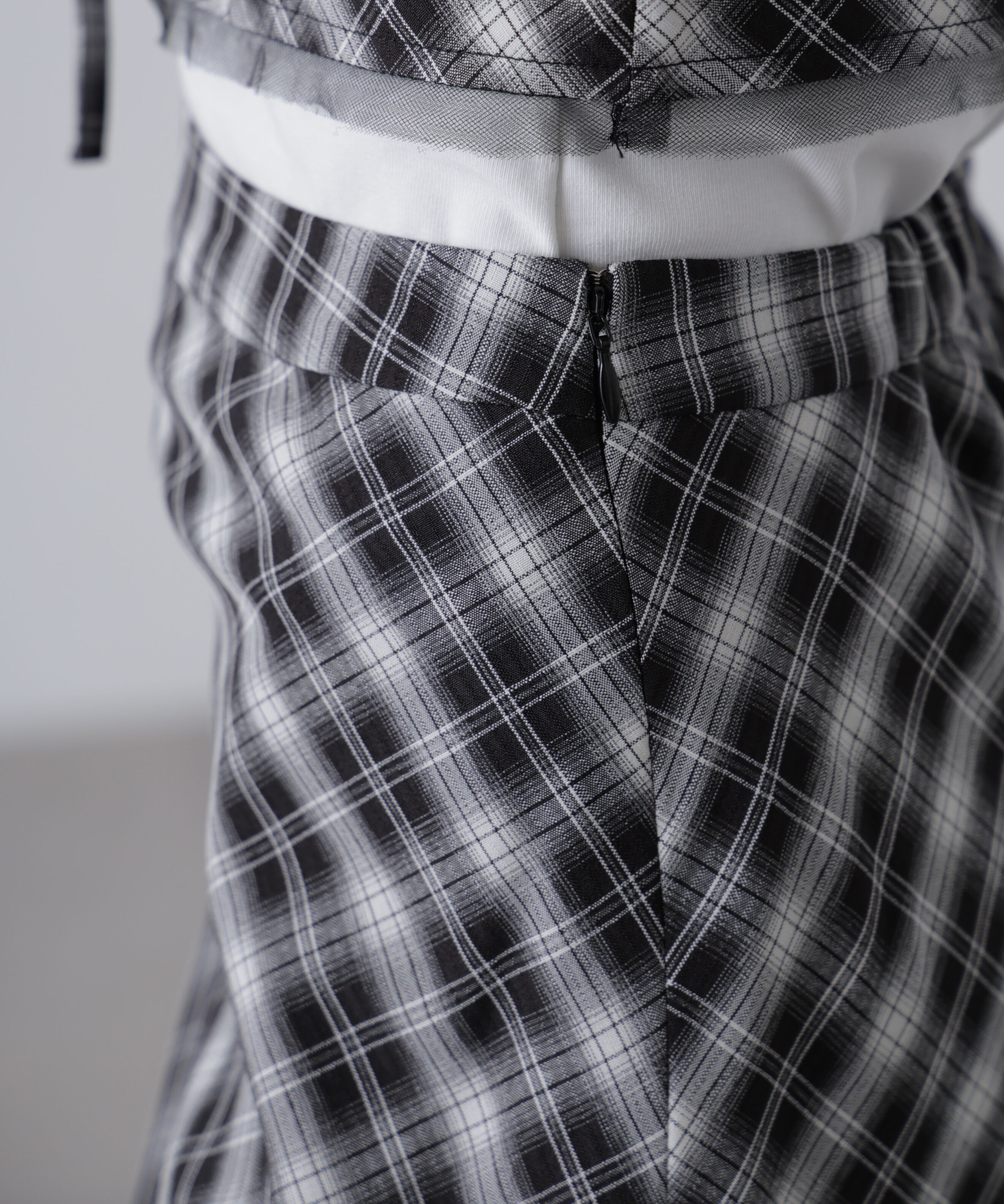  「〈セットアップ対応〉チェック柄バイアススカート」|スカート|