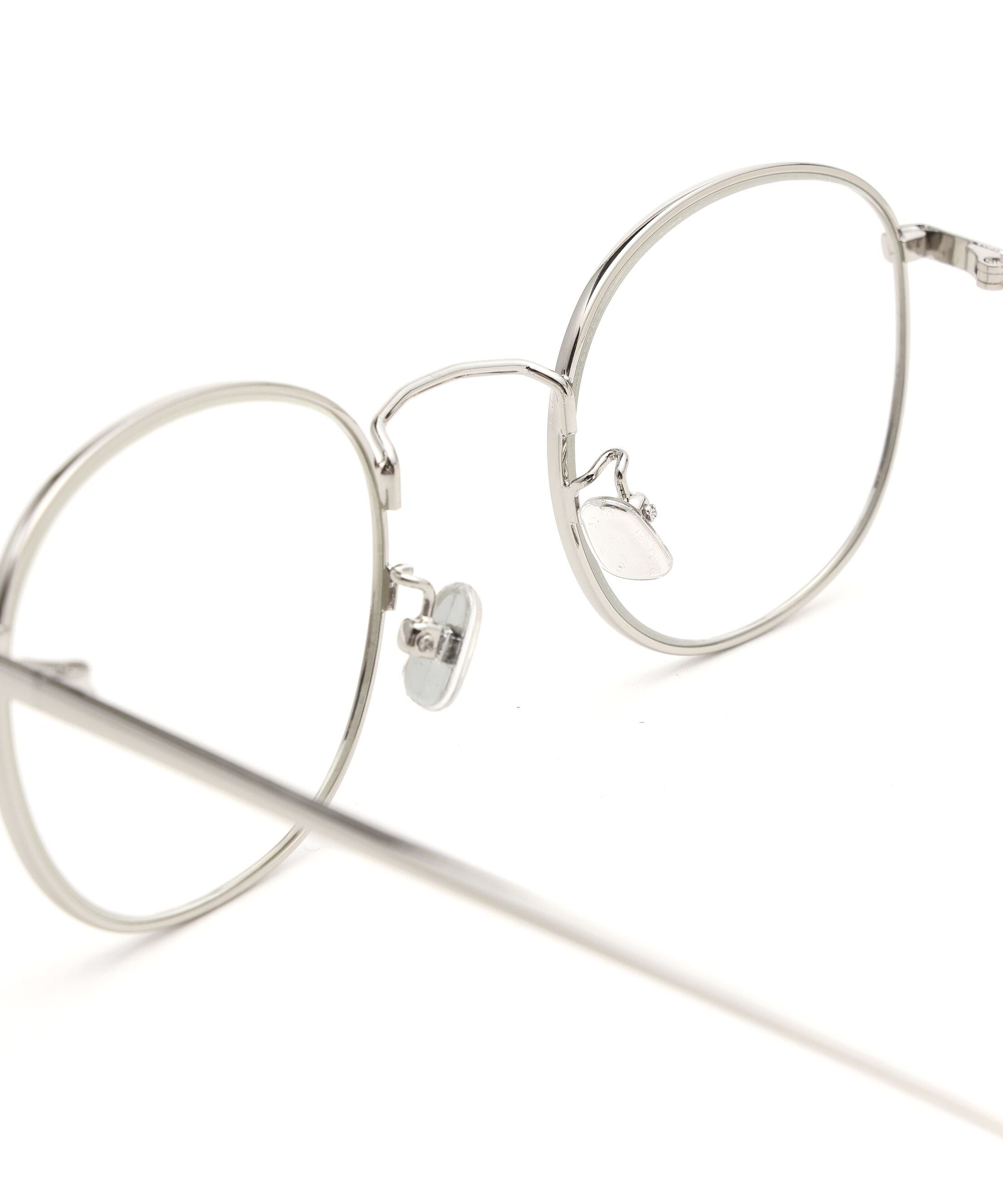  「メタルフレーム伊達メガネ」|ハンカチ|