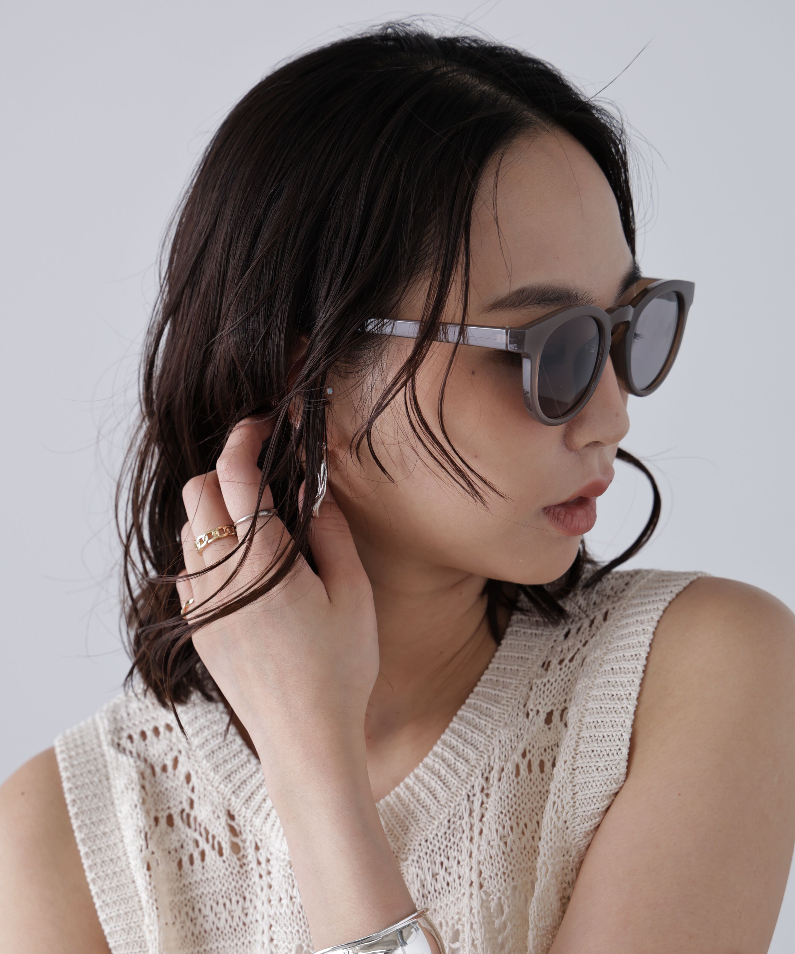  「ソリッドサングラス」|ハンカチ|