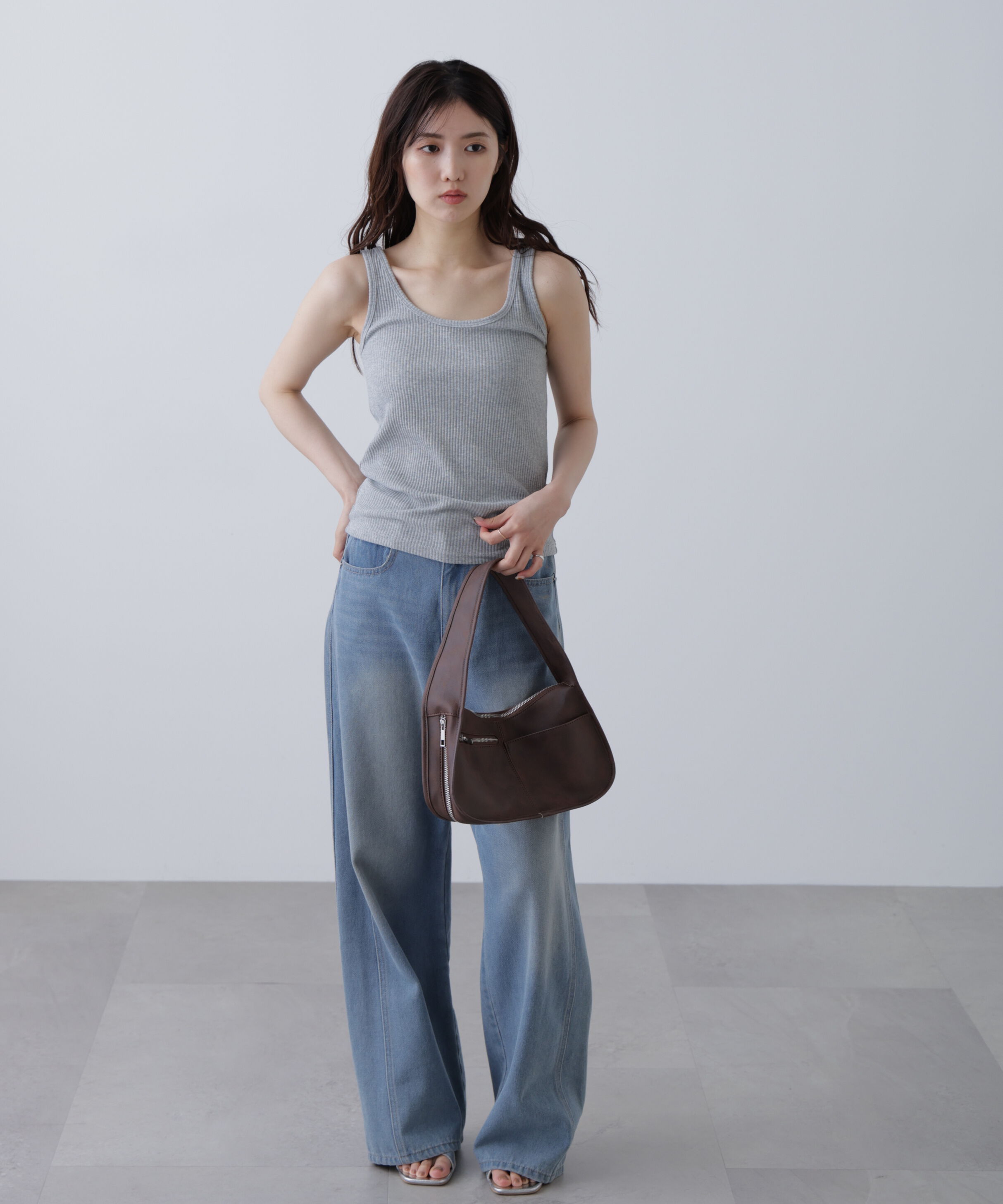  「テレコタンクトップ」|Tシャツ・カットソー|