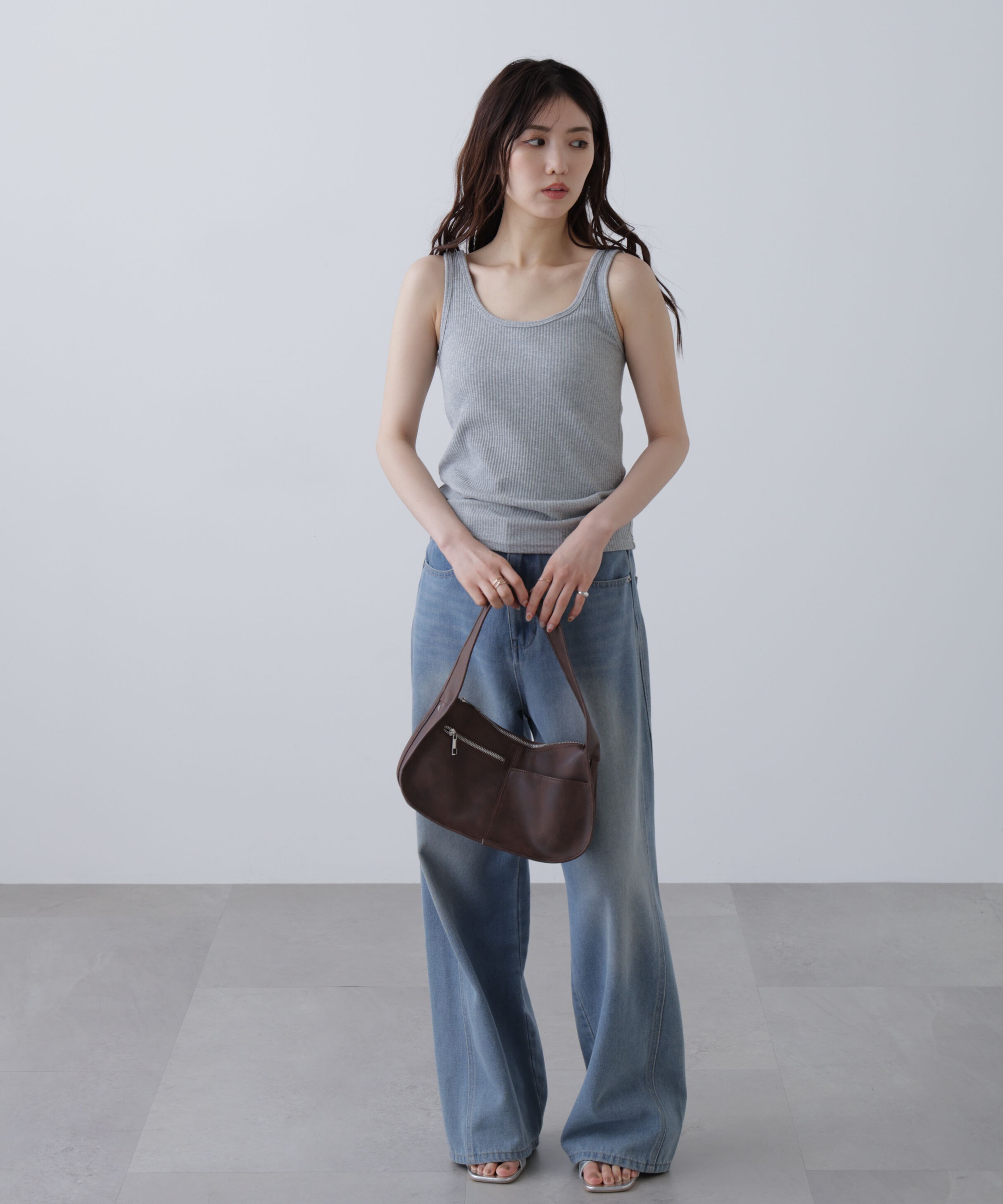  「テレコタンクトップ」|Tシャツ・カットソー|