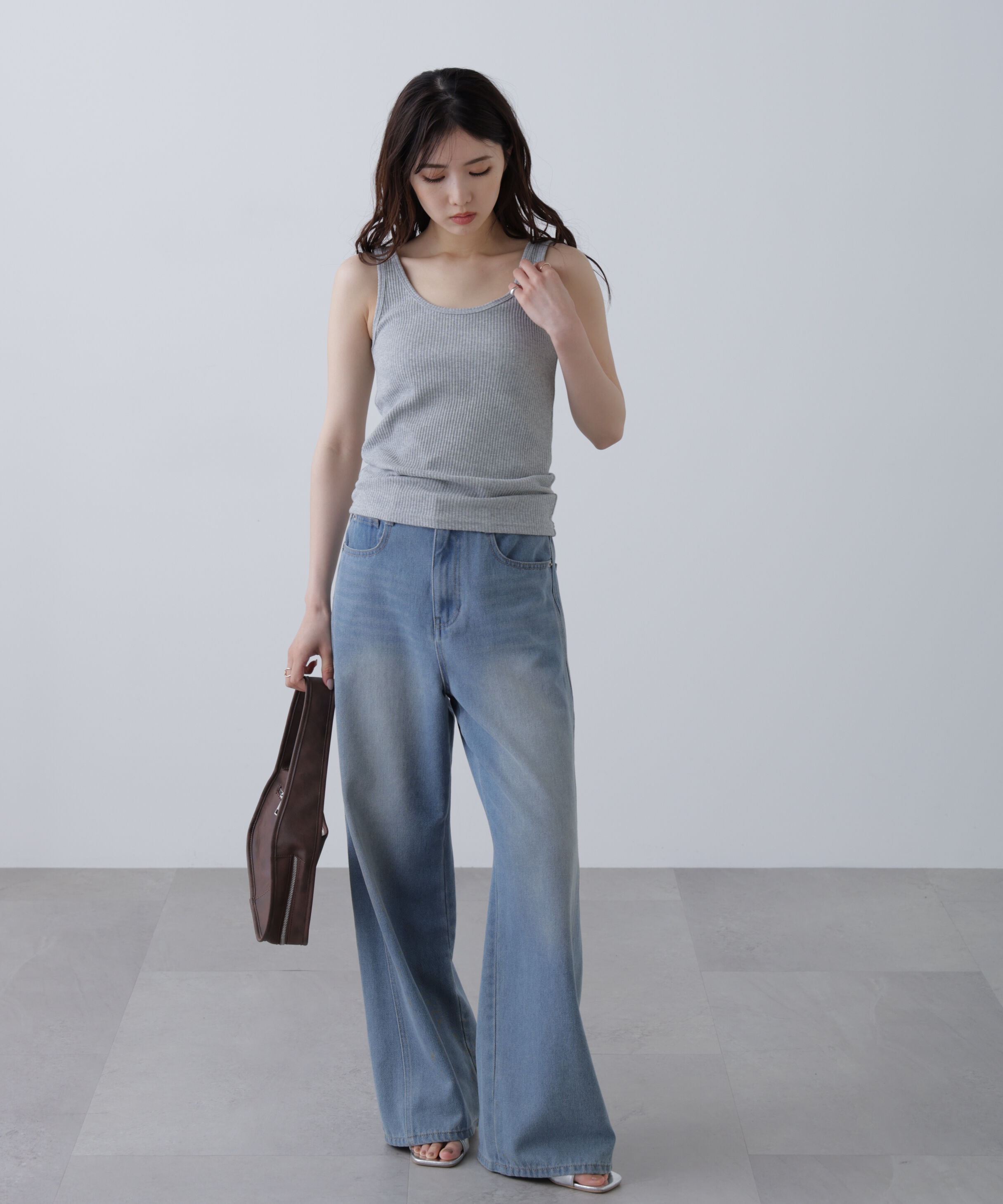  「テレコタンクトップ」|Tシャツ・カットソー|