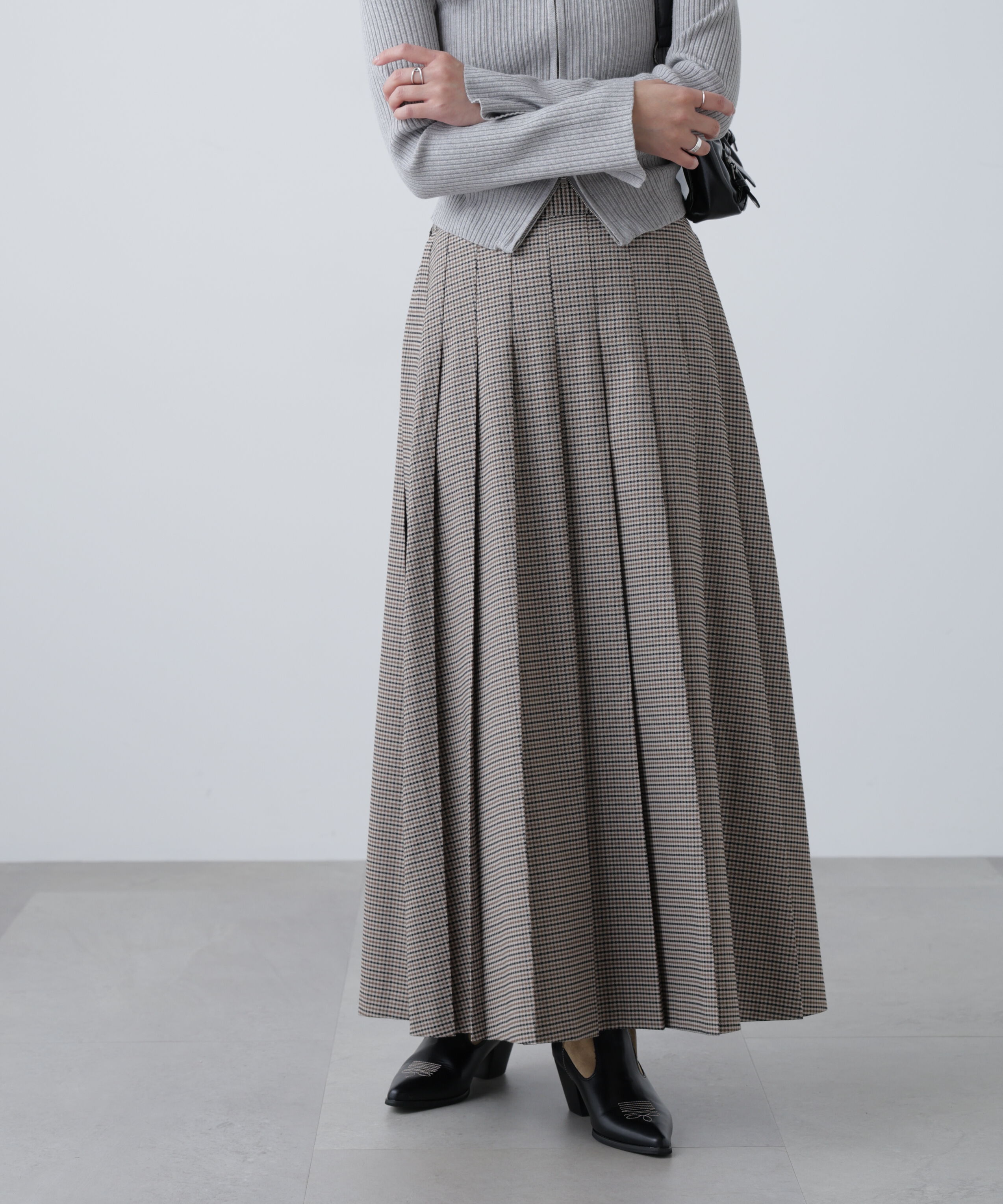  「プリーツロングスカート」|スカート|ガンクラブチ 1
