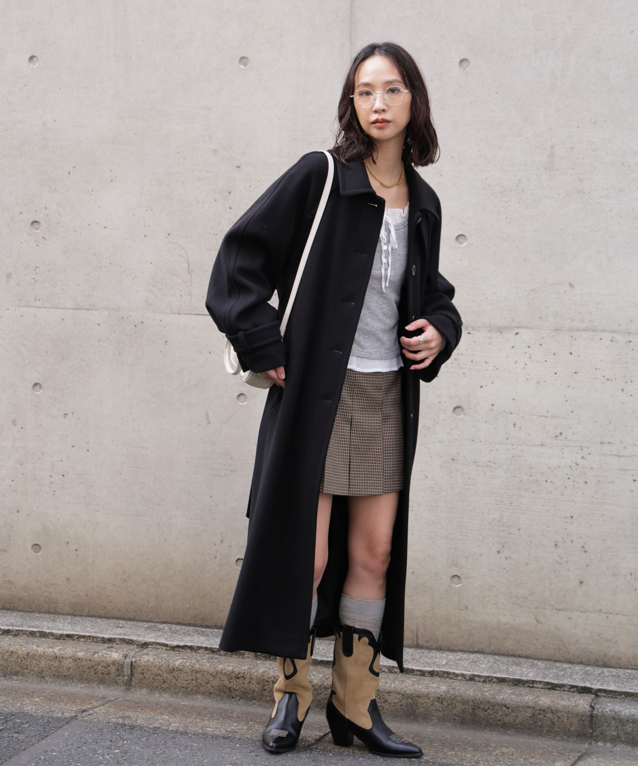  「レイヤード風フリルリボンカットソー」|Tシャツ・カットソー|