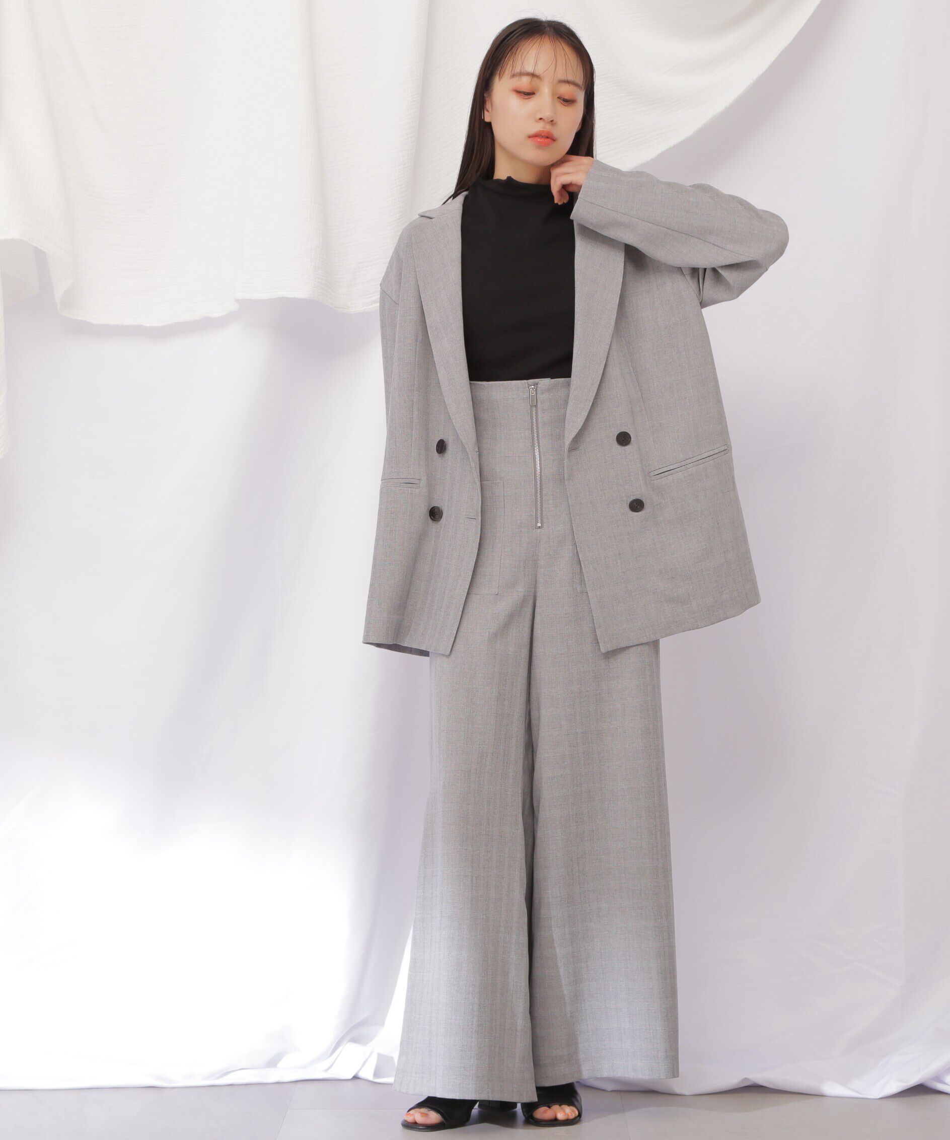  「《JILL by BASIC》スタンドネックタンク」|Tシャツ・カットソー|