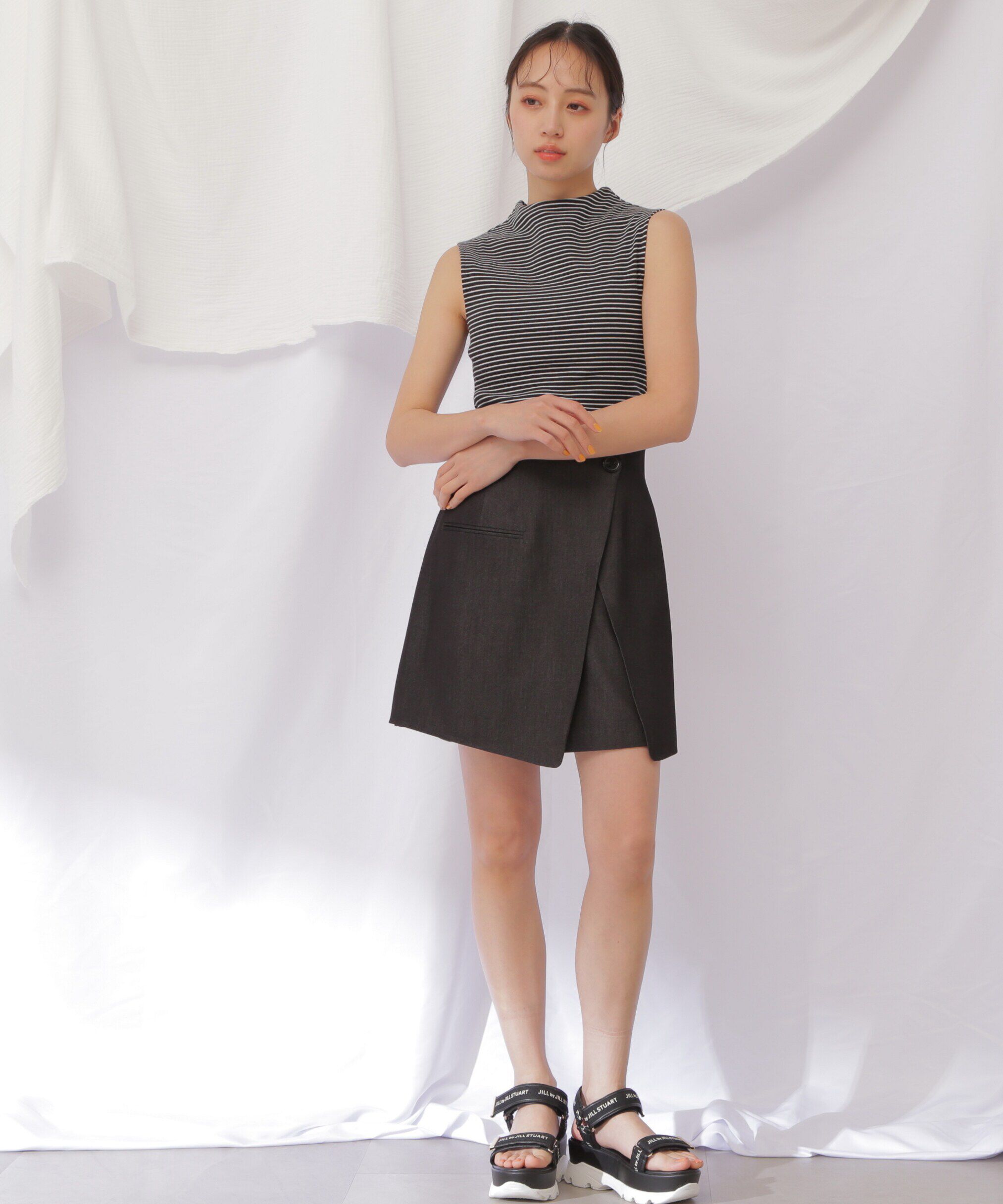  「《JILL by BASIC》スタンドネックタンク」|Tシャツ・カットソー|