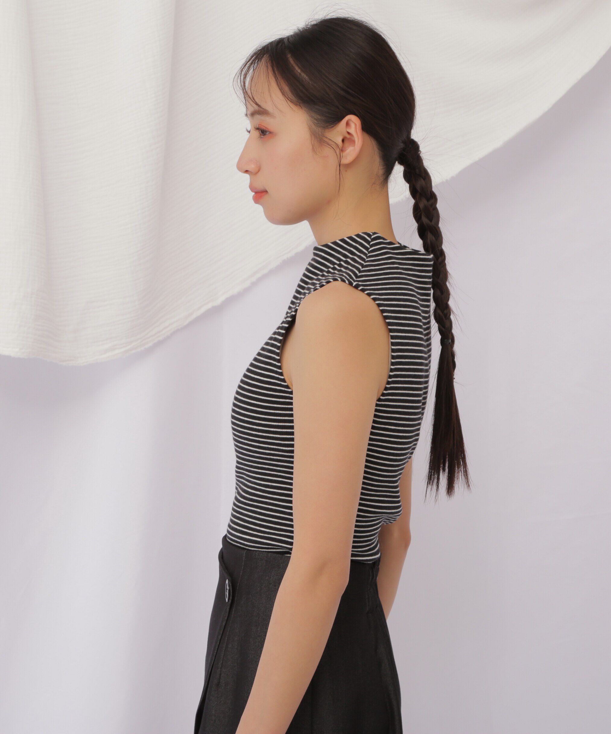  「《JILL by BASIC》スタンドネックタンク」|Tシャツ・カットソー|