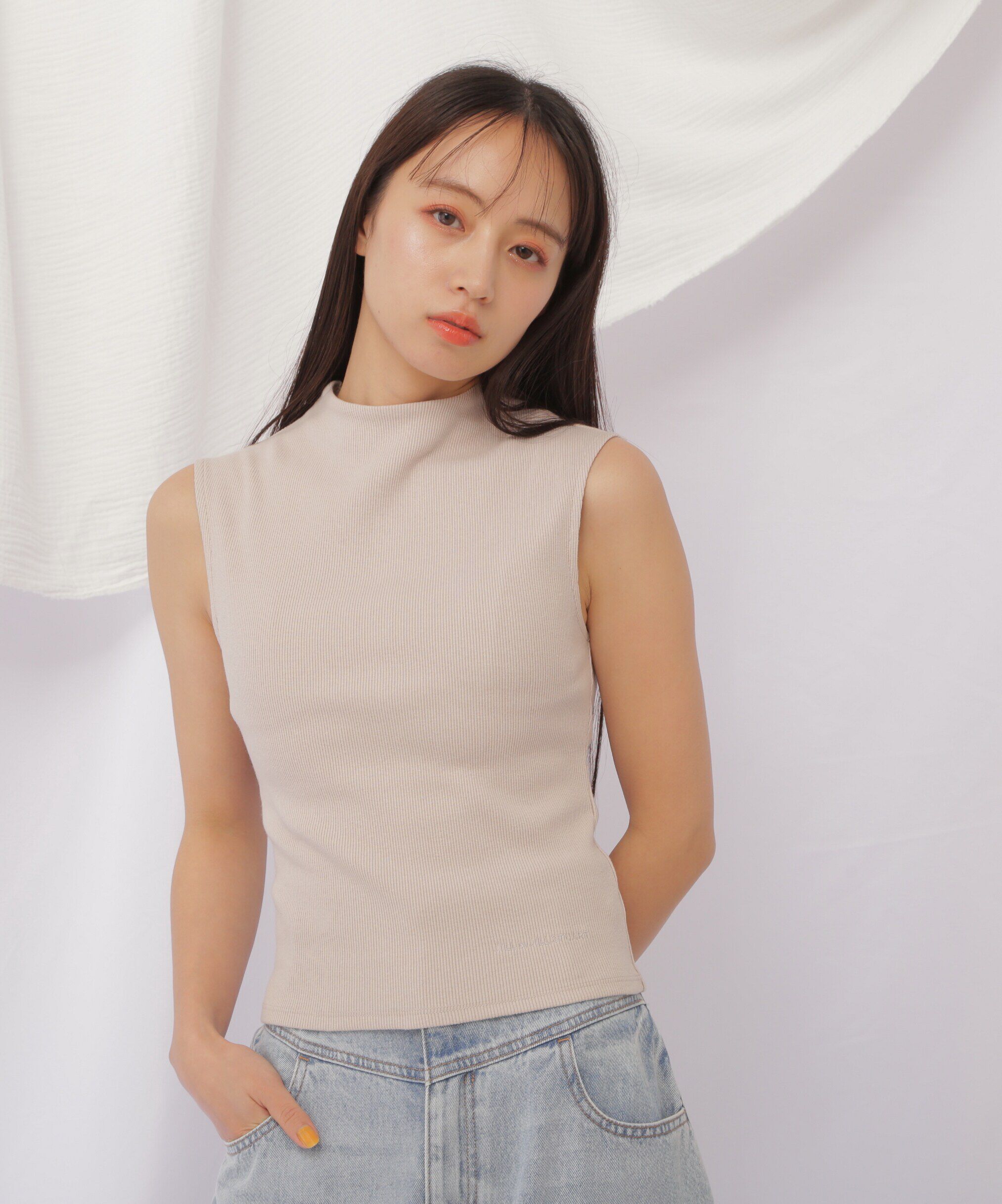  「《JILL by BASIC》スタンドネックタンク」|Tシャツ・カットソー|