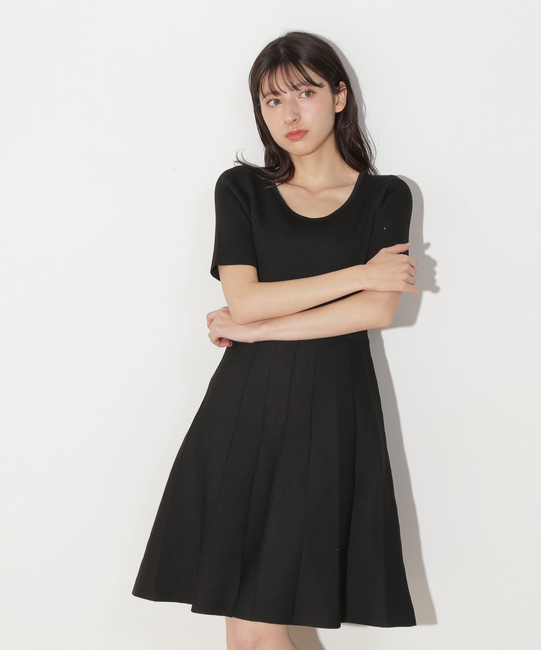  「リボンヤーンミニワンピースセットアップ」|ワンピース|