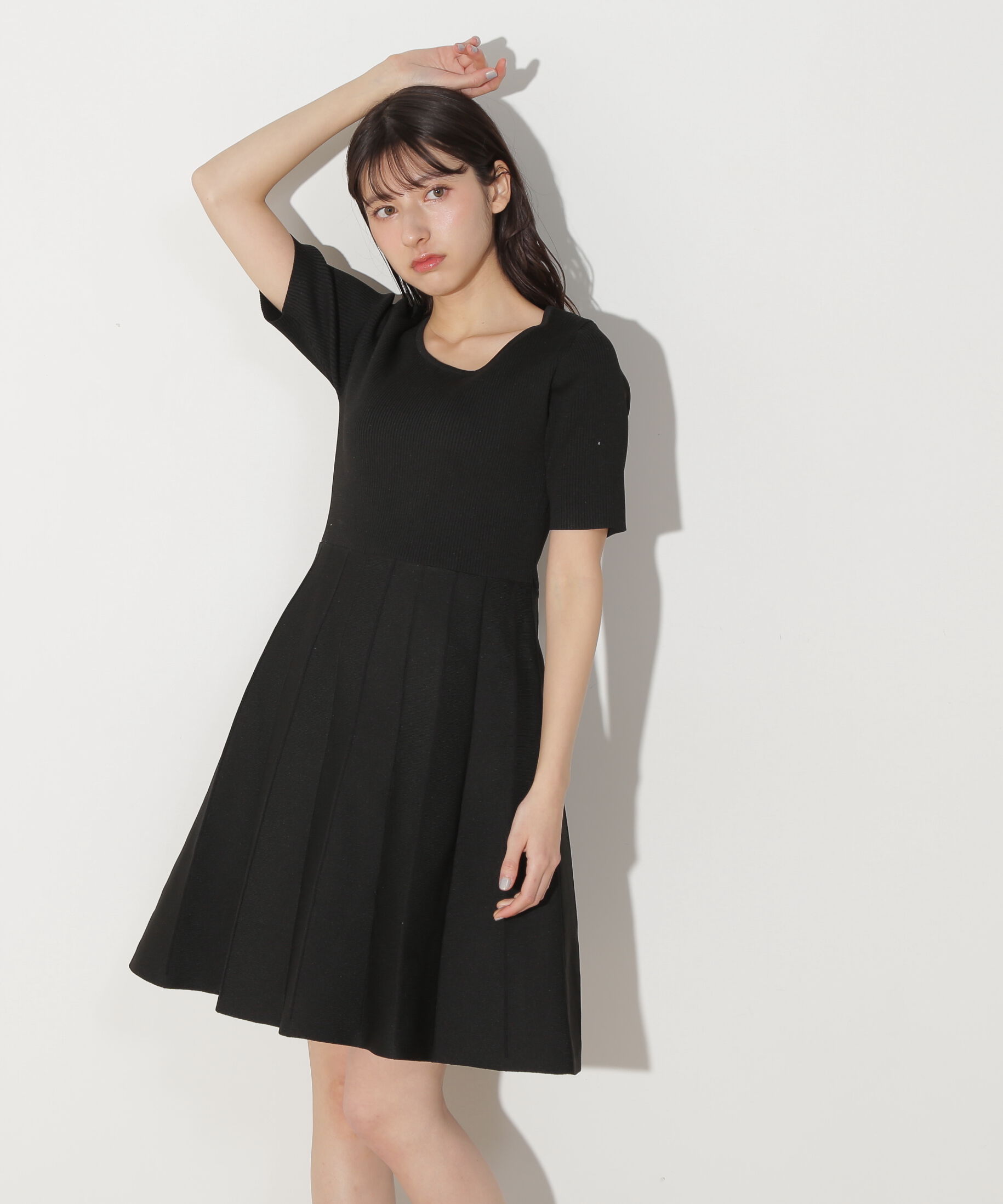  「リボンヤーンミニワンピースセットアップ」|ワンピース|