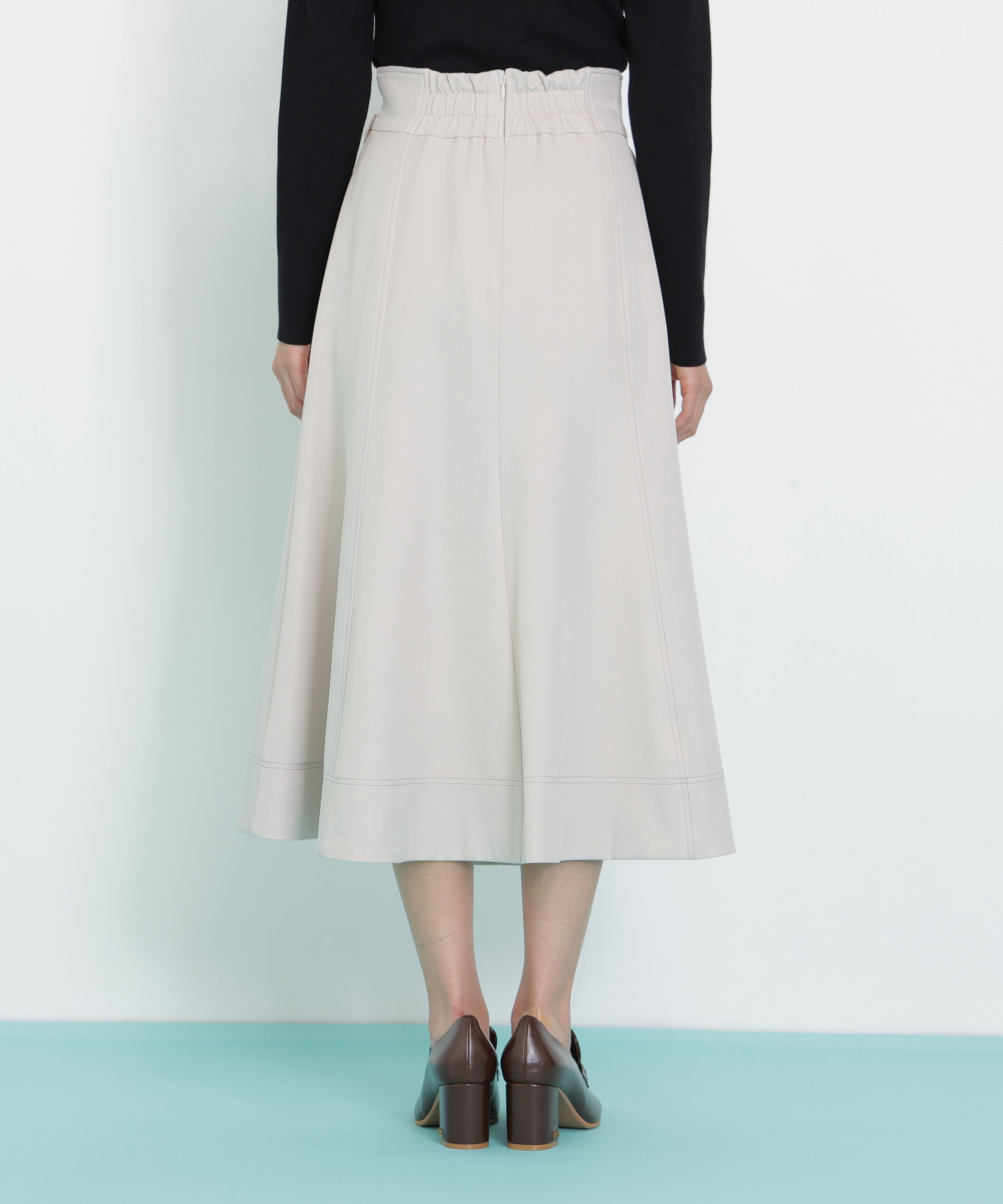  「ラップフレアステッチスカート」|スカート|