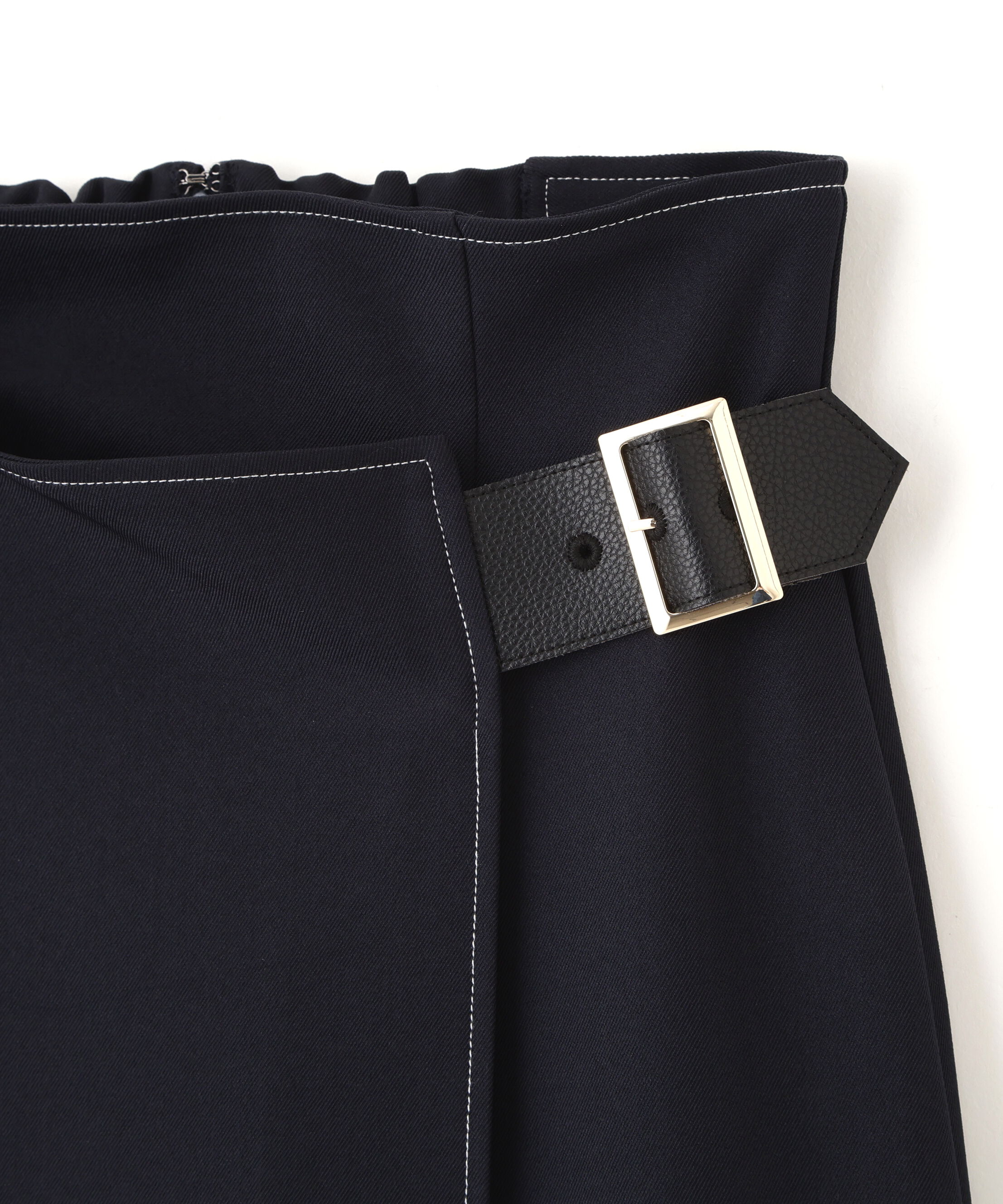  「ラップフレアステッチスカート」|スカート|