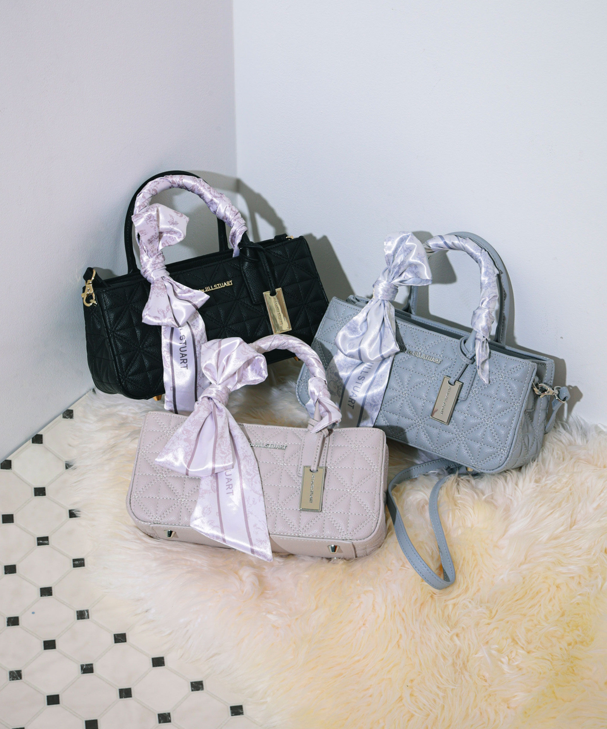  「スカーフキルティングトートバッグ」|その他|