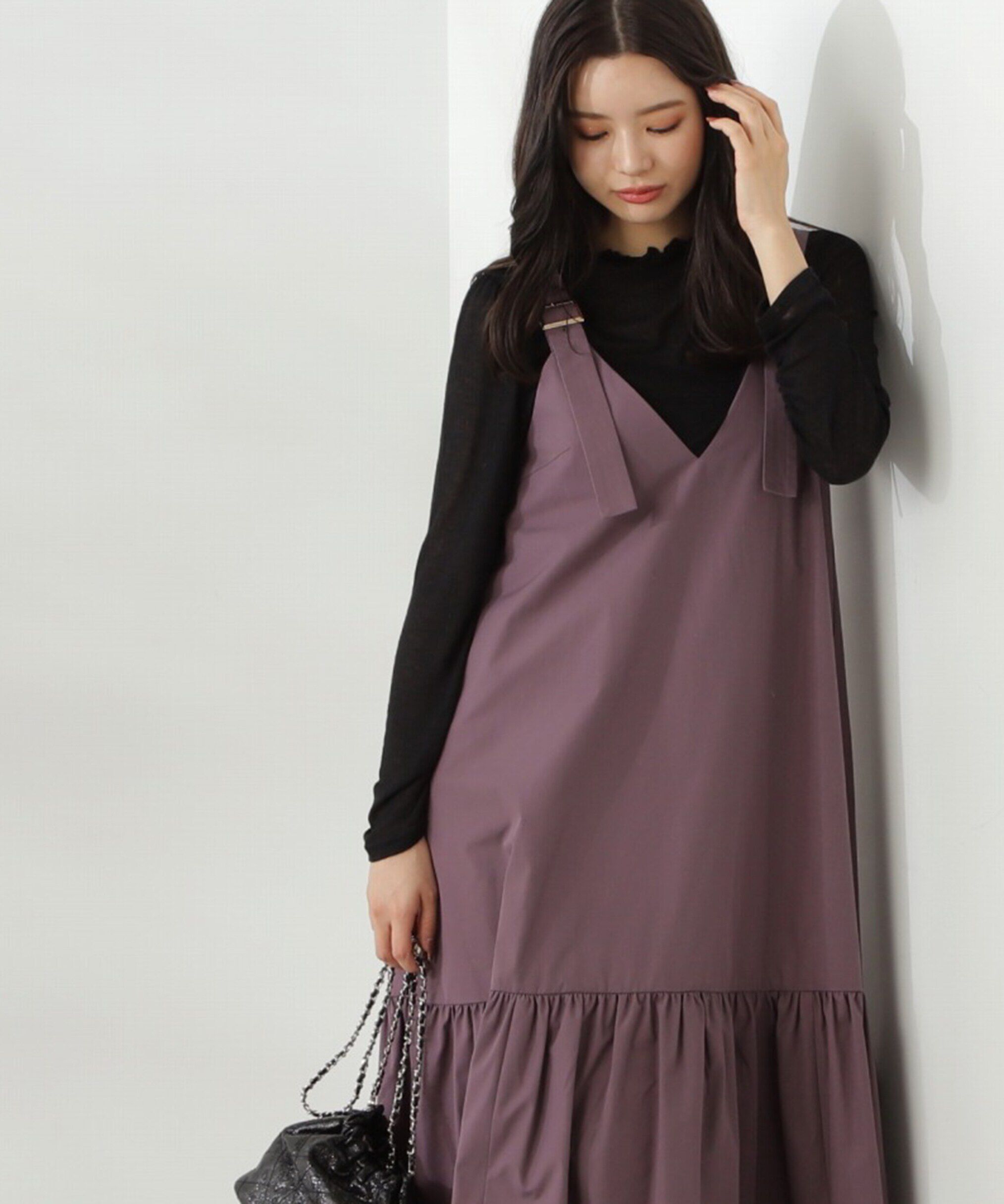 PROPORTION BODY DRESSING「シアーリブカットソー」|Tシャツ・カットソー|ブラック